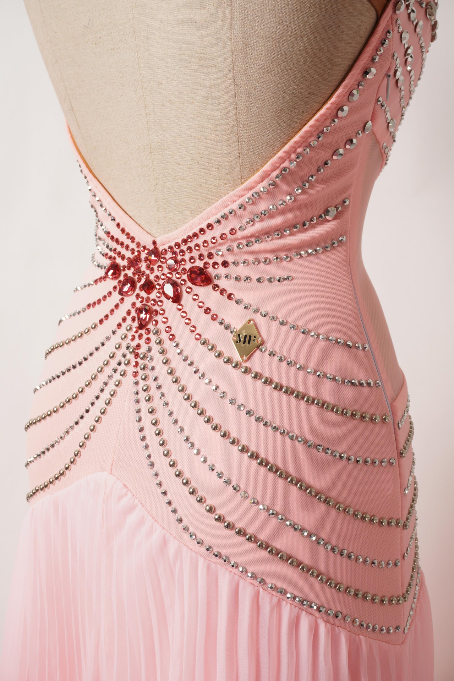 MF Design-B0079-Blushing Rose Ballroom Jumpsuit