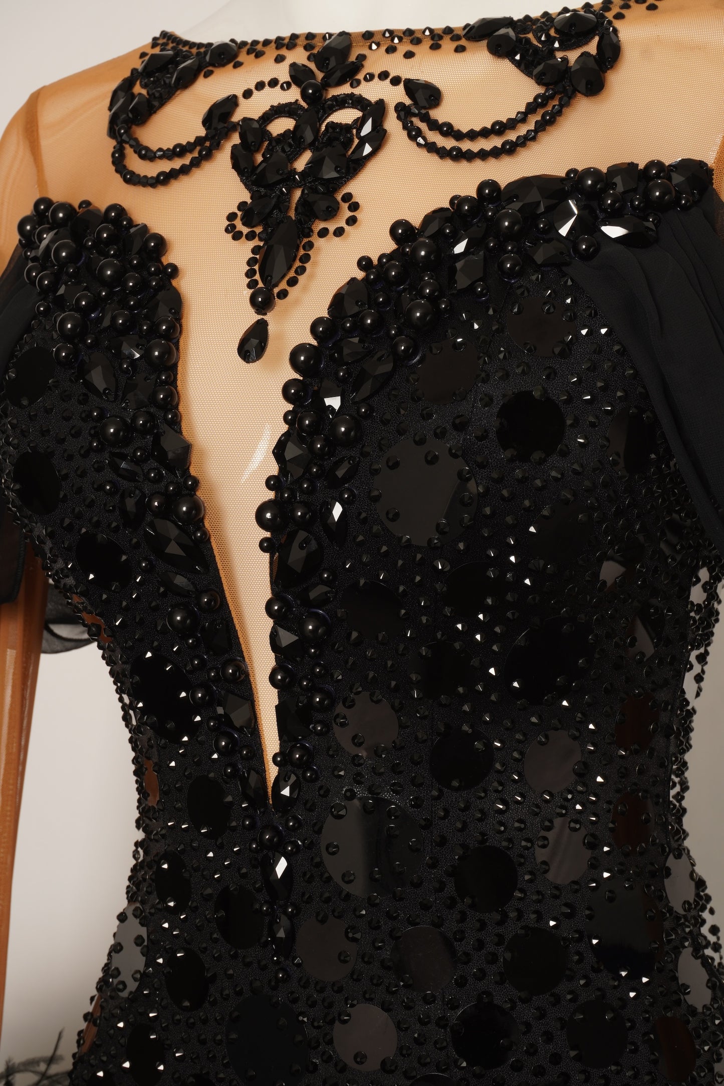 MF Design-B0451-Onyx Glimmer Ballroom Gown