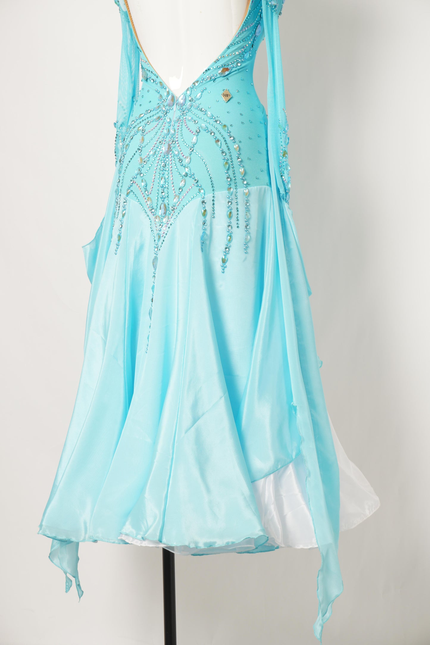 MF Design-B0308-Mint Zephyr Ballroom Gown