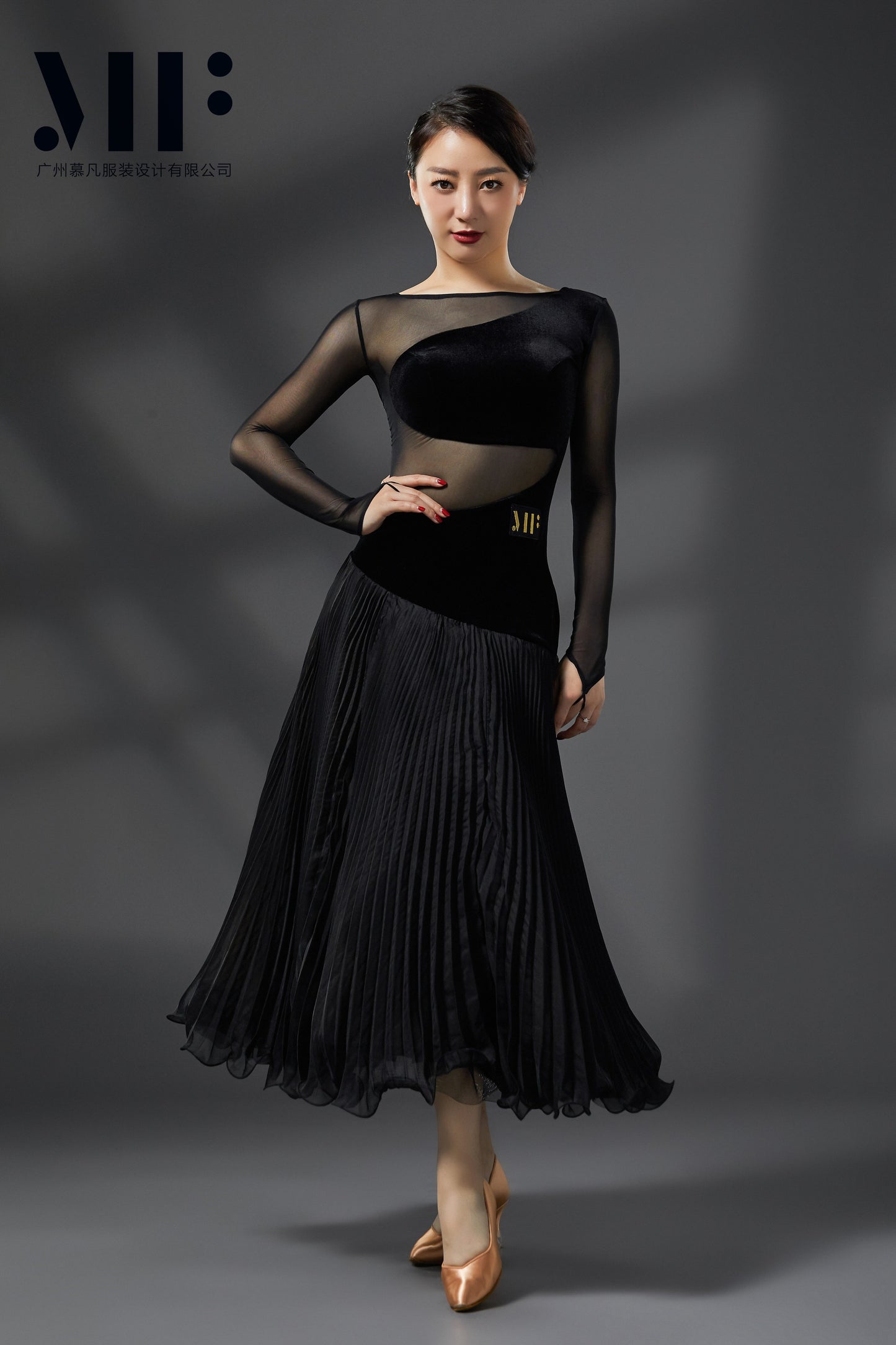 Mufan - Practice Ballroom Dress - Customized colors - M294