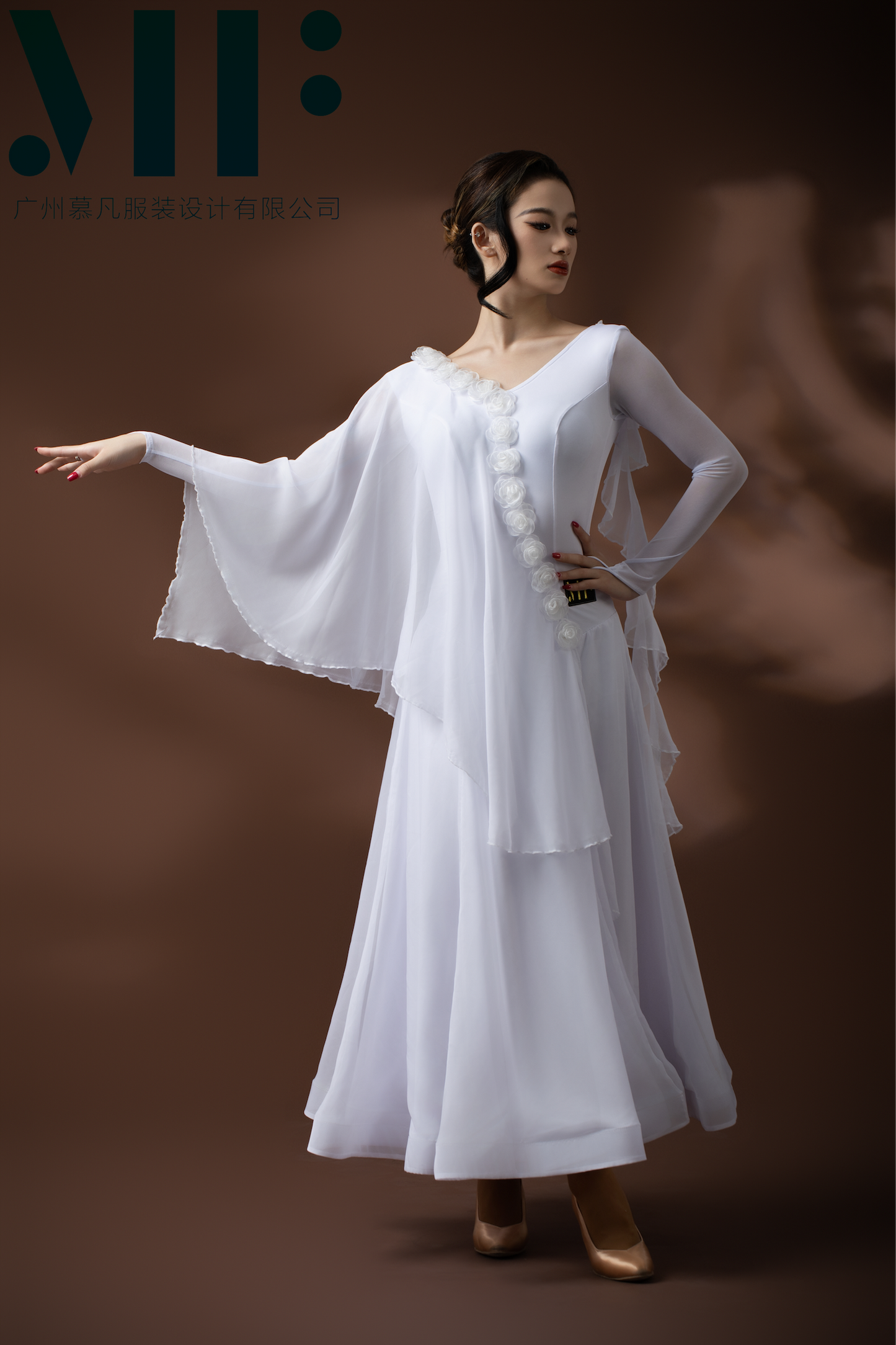 Mufan - Practice Ballroom Dress - Customized colors - M384