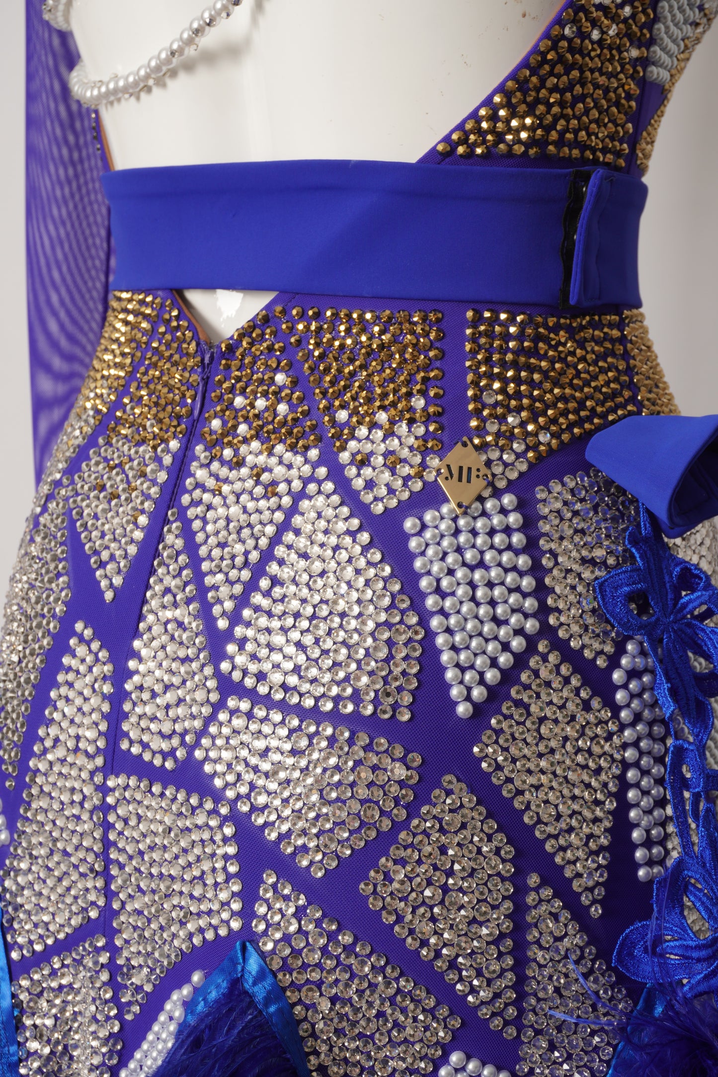 MF Design-B0242-Shattered Crystal Ballroom Gown