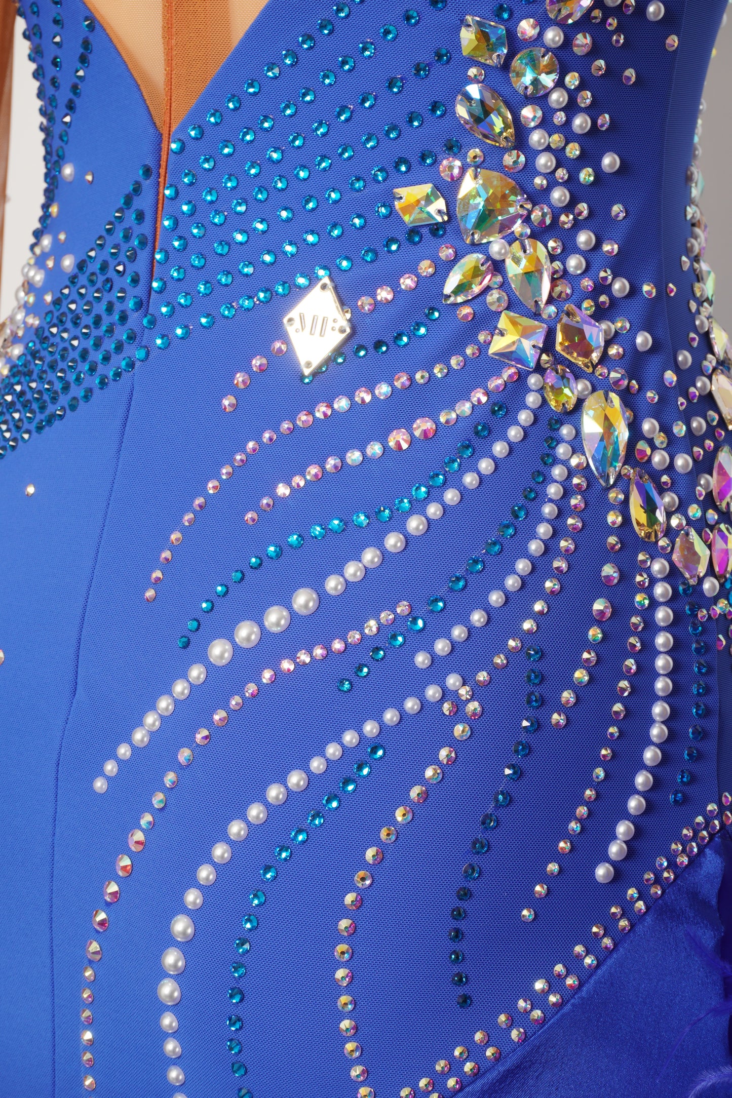MF Design-B0295-Sapphire Nebula Ballroom Gown