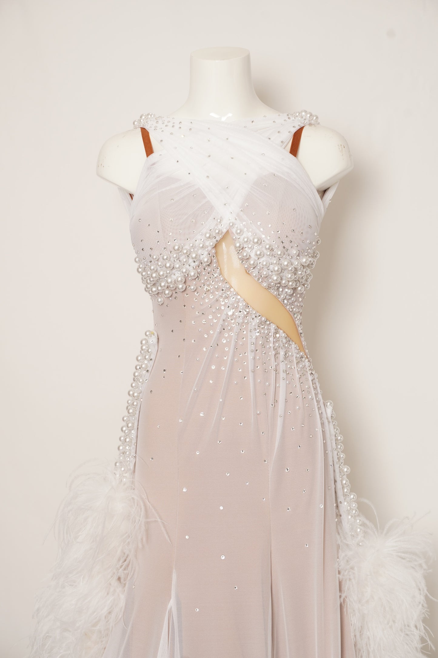 MF Design-B0418-Ethereal Pearl Ballroom Gown