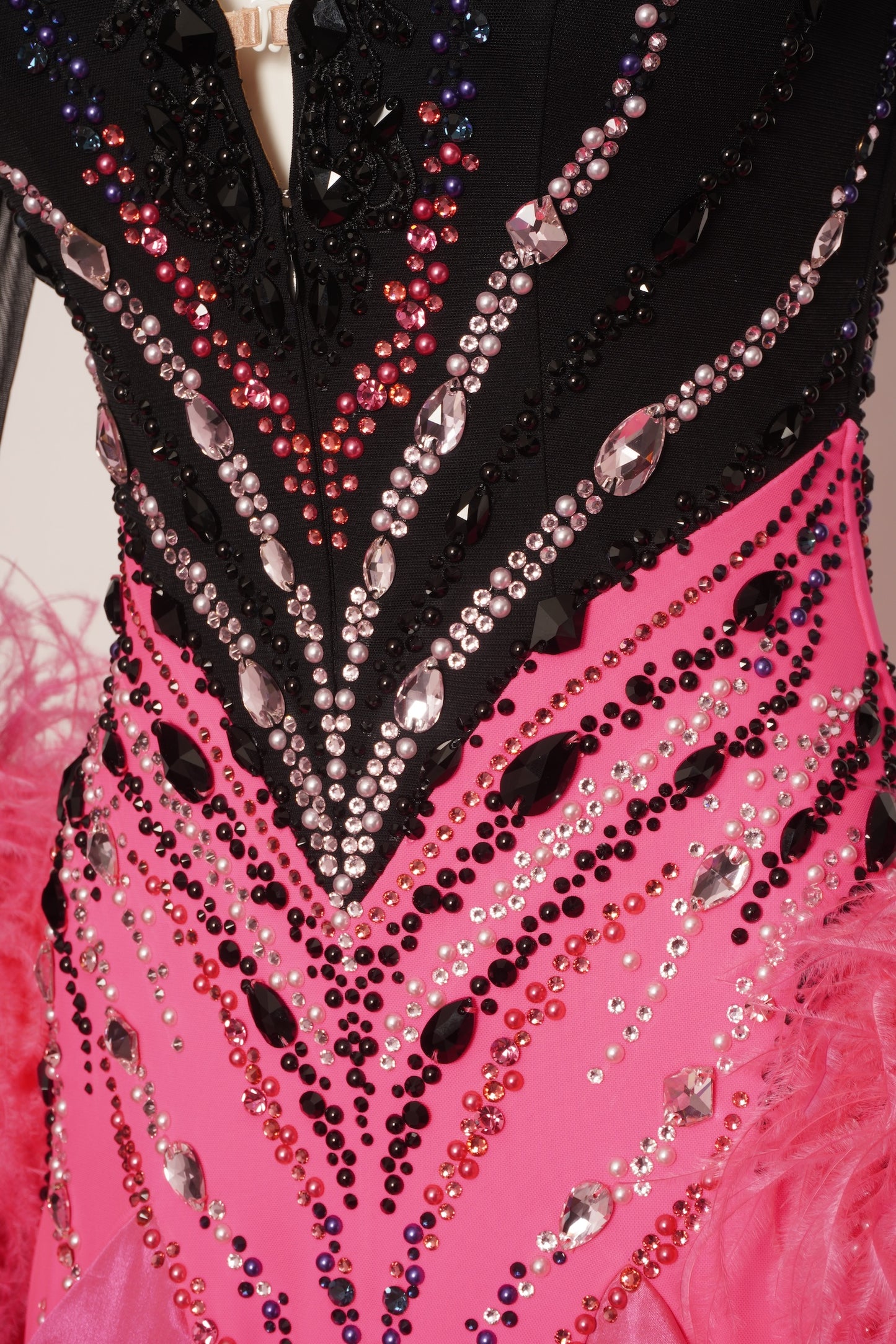 MF Design-B0419-Rose Noir Ballroom Gown