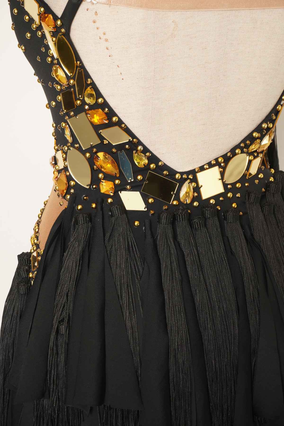 MF Design-L0525-Golden Mirage Latin Dress