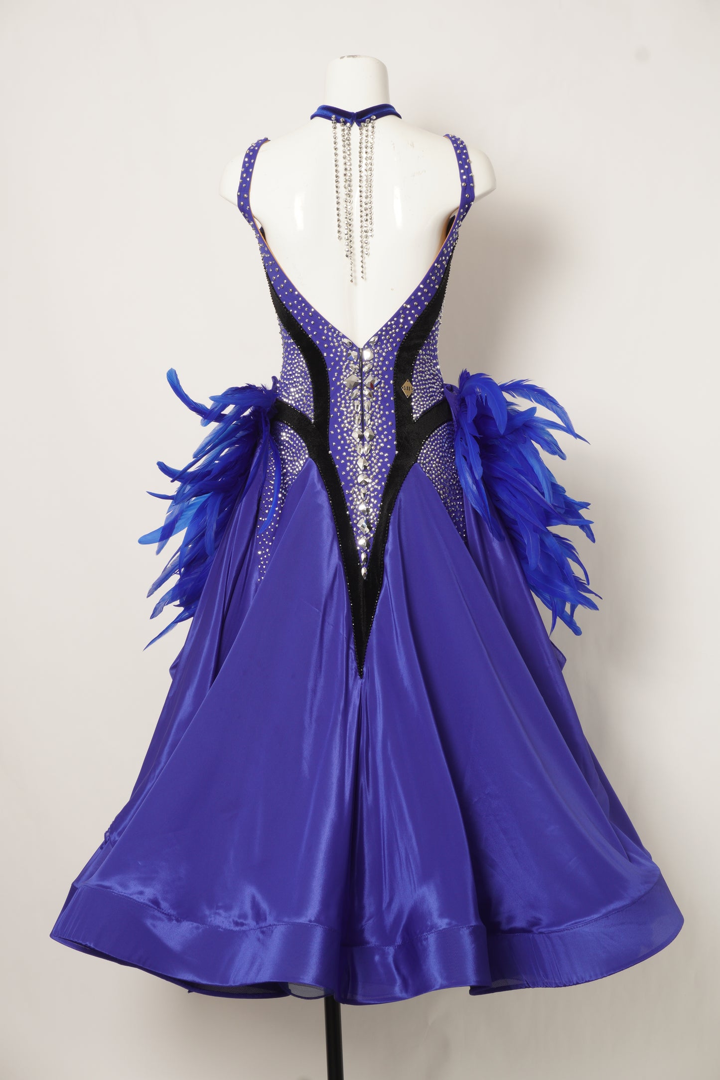 Ballroom Costume - Amethyst Flame Ballroom Gown - MF389 - B