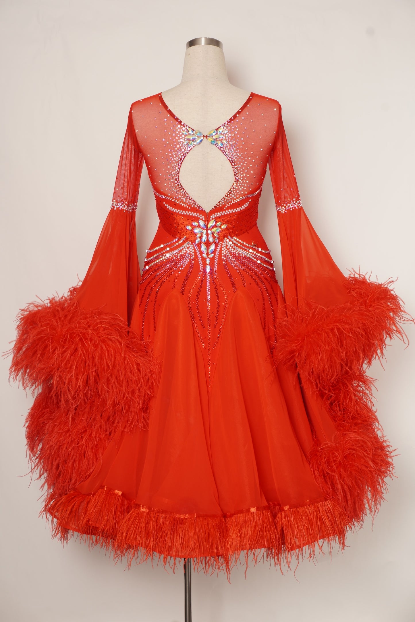 MF Design-B0433-Crimson Majesty Ballroom Gown