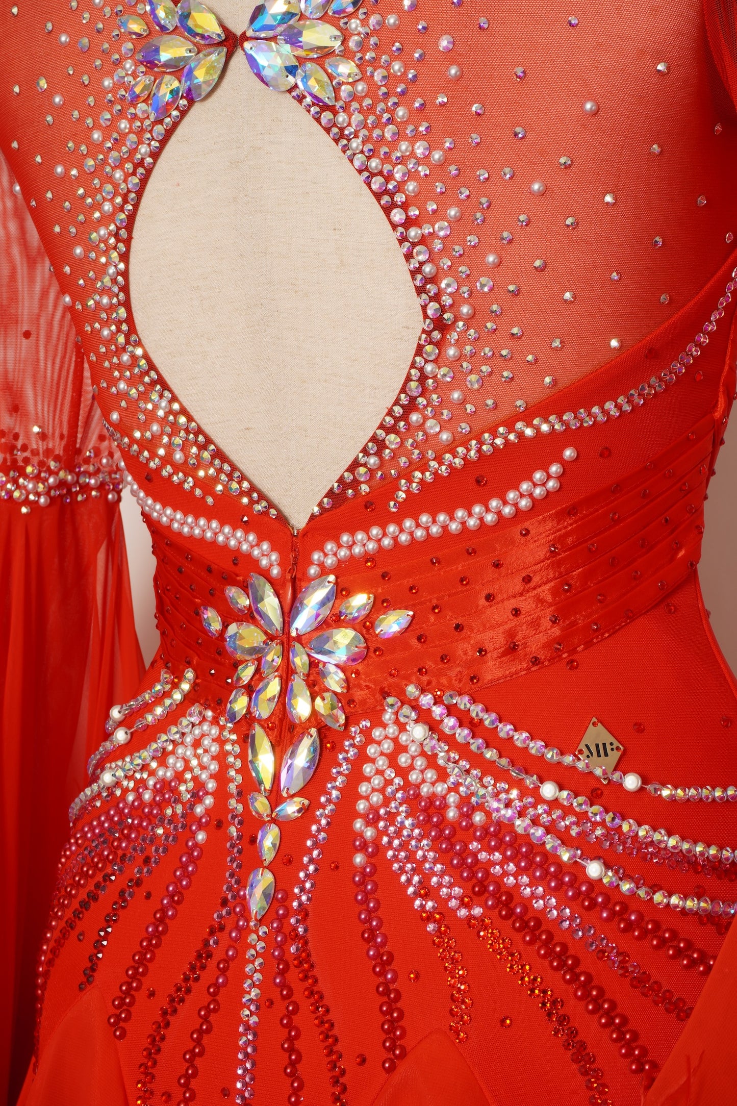 MF Design-B0433-Crimson Majesty Ballroom Gown
