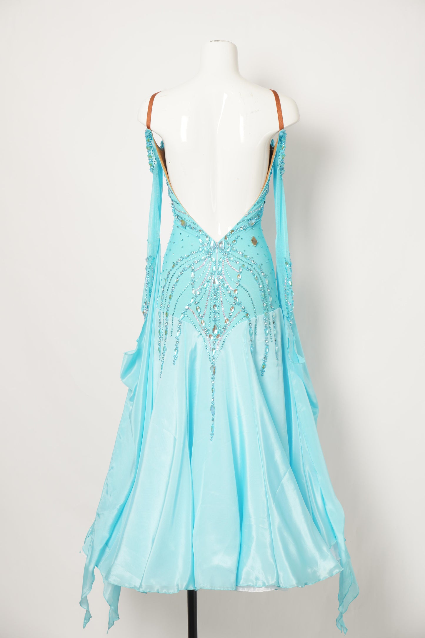 MF Design-B0308-Mint Zephyr Ballroom Gown