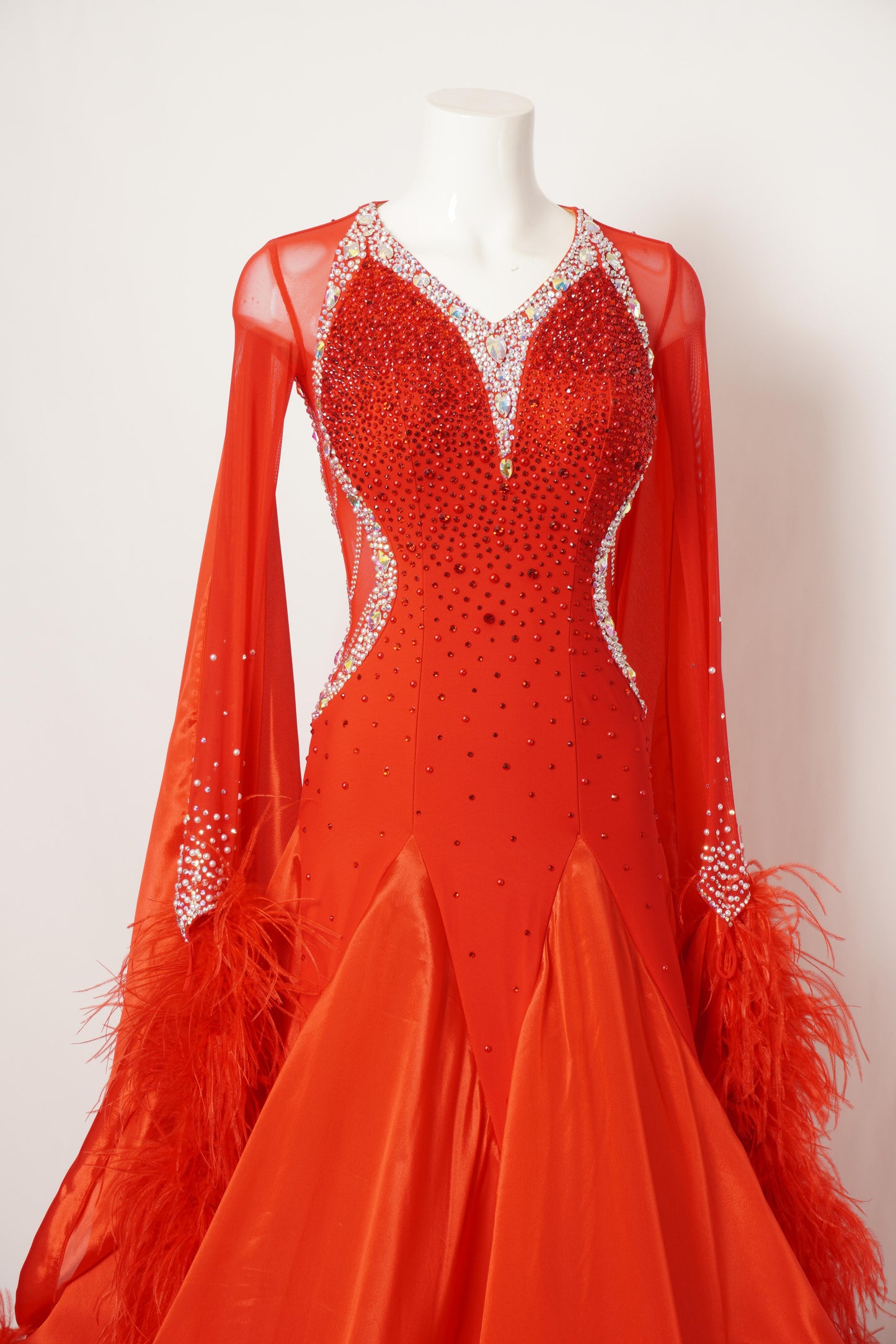 MF Design-B0310-Flame-Kissed Ballroom Gown