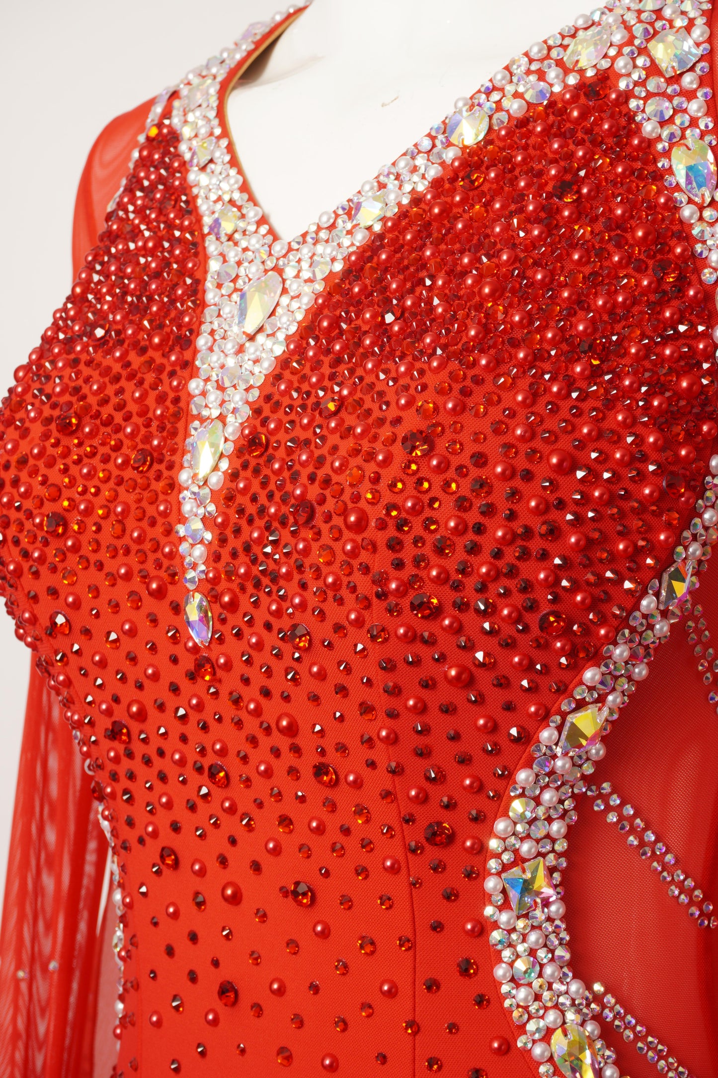 MF Design-B0310-Flame-Kissed Ballroom Gown