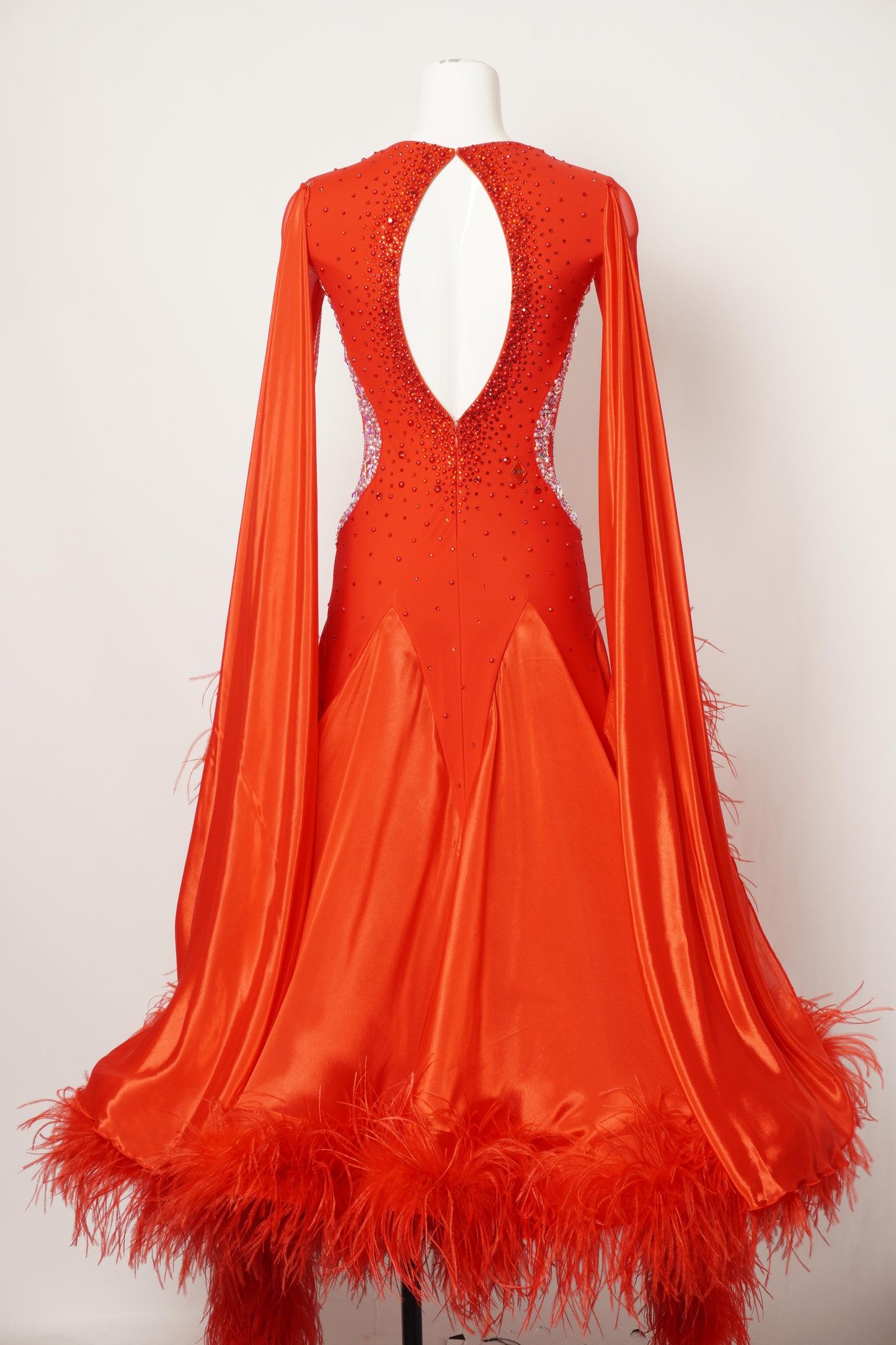 MF Design-B0310-Flame-Kissed Ballroom Gown
