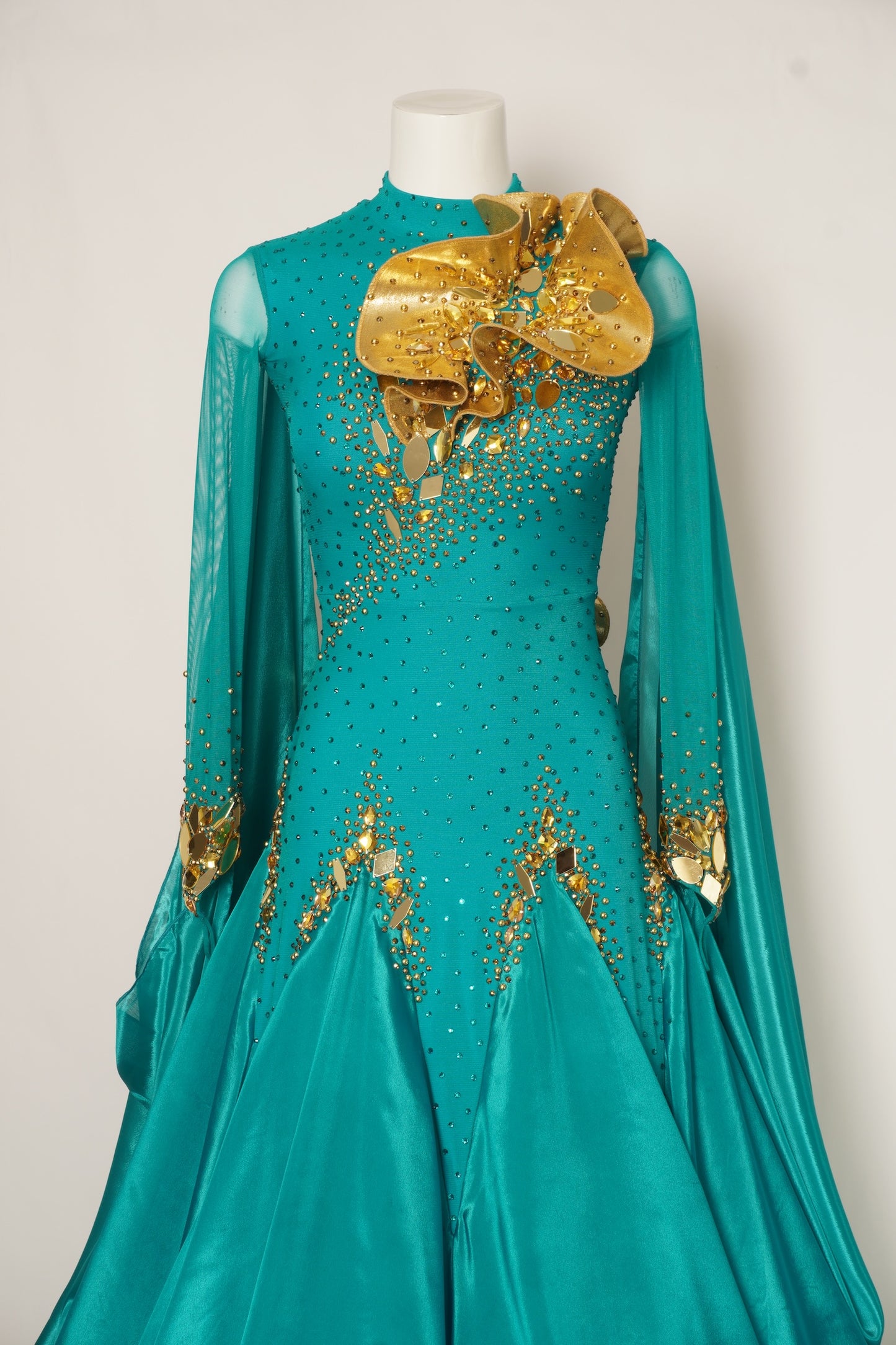 MF Design-B0446-Azure Royale Ballroom Gown