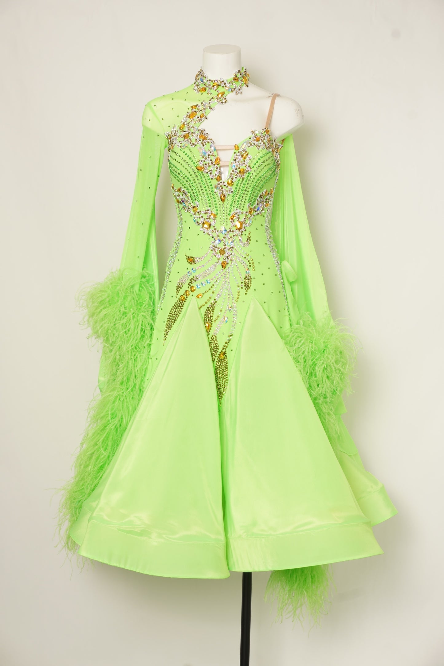 MF Design-B0460-Neon Tempest Ballroom Gown