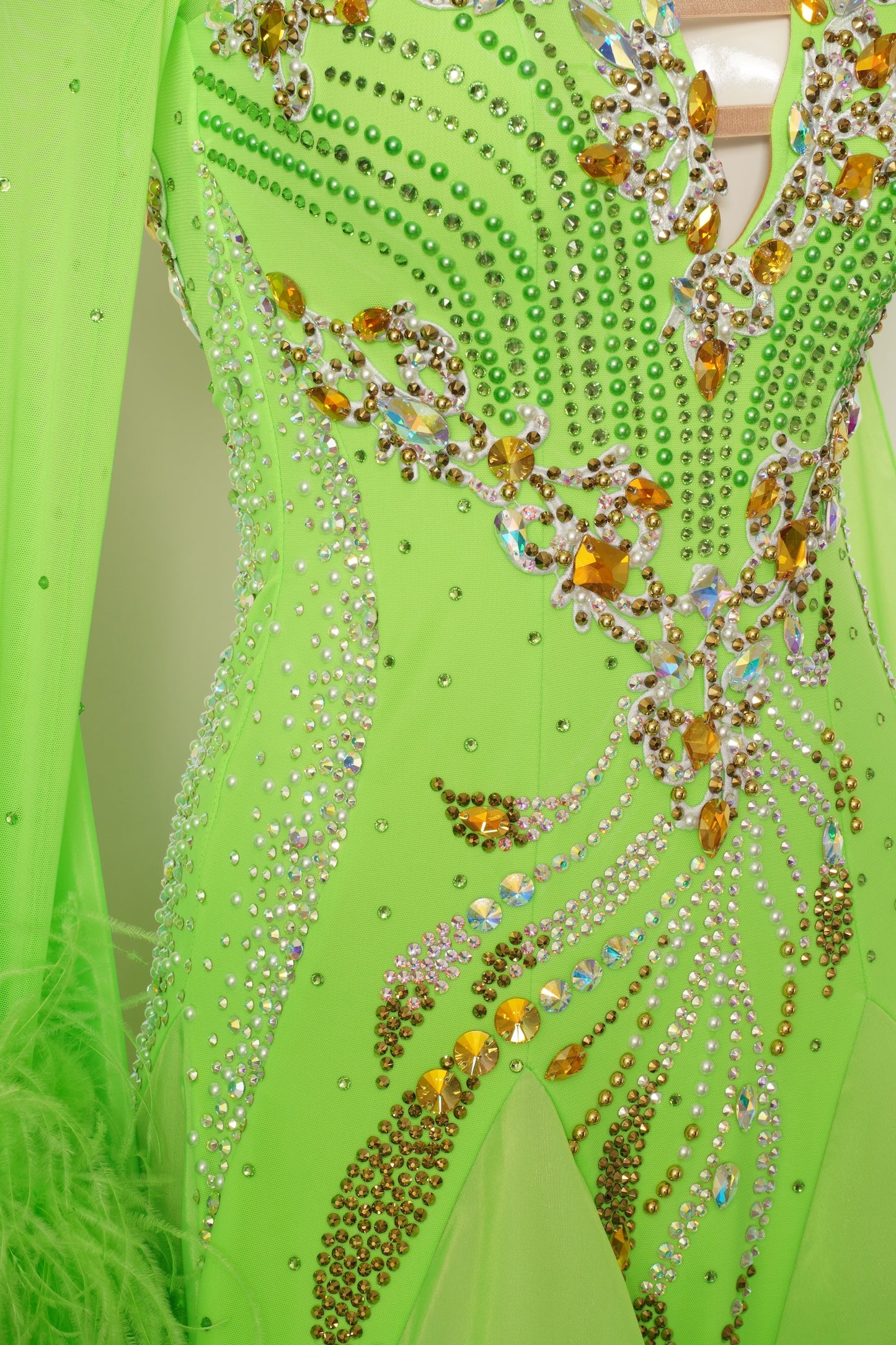 MF Design-B0460-Neon Tempest Ballroom Gown