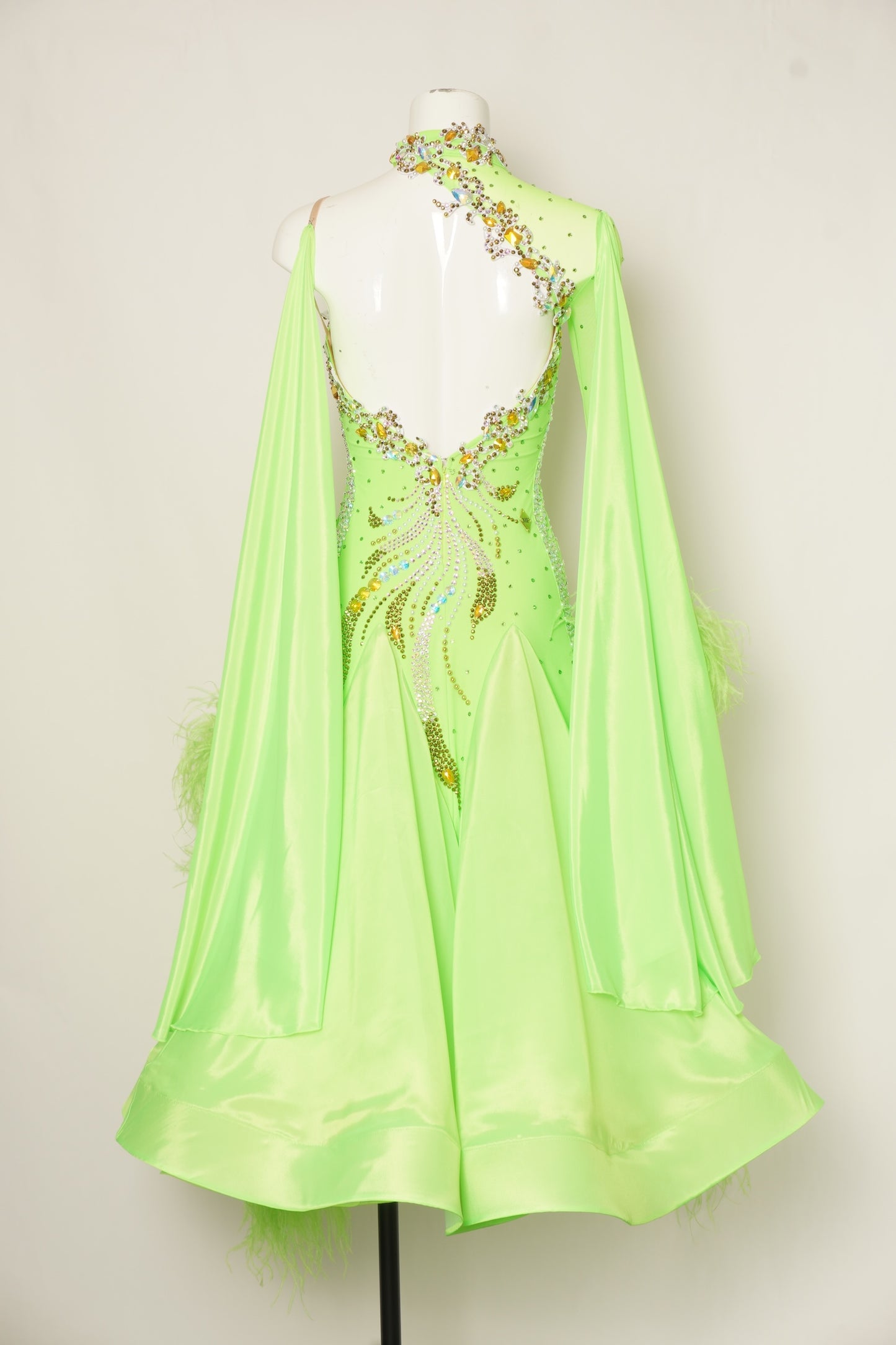 MF Design-B0460-Neon Tempest Ballroom Gown