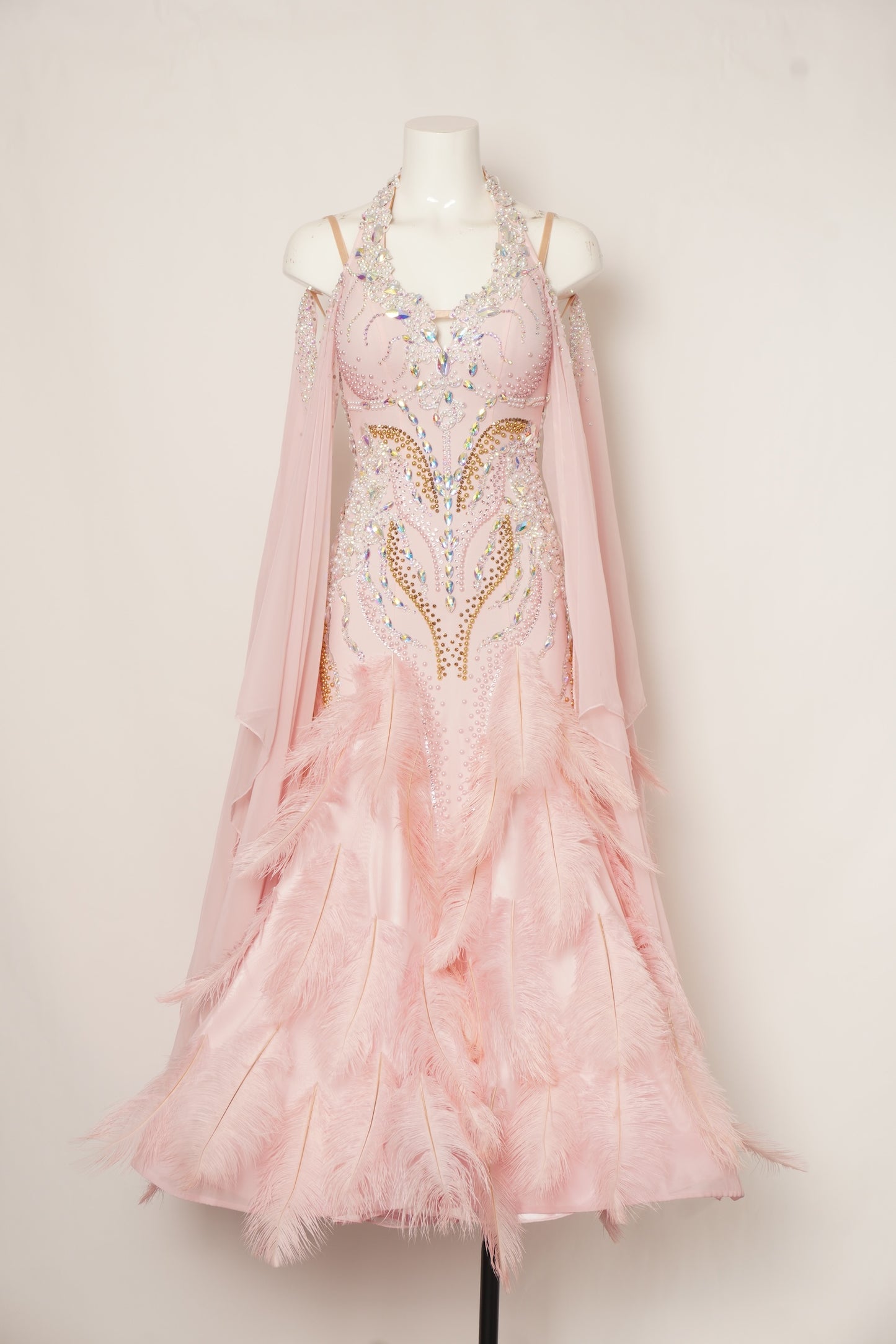 MF Design-B0461-Blushing Twirl Ballroom Gown