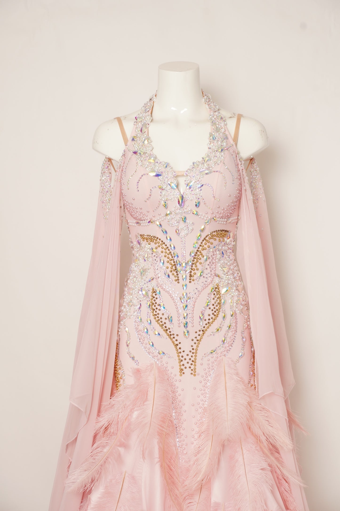 MF Design-B0461-Blushing Twirl Ballroom Gown