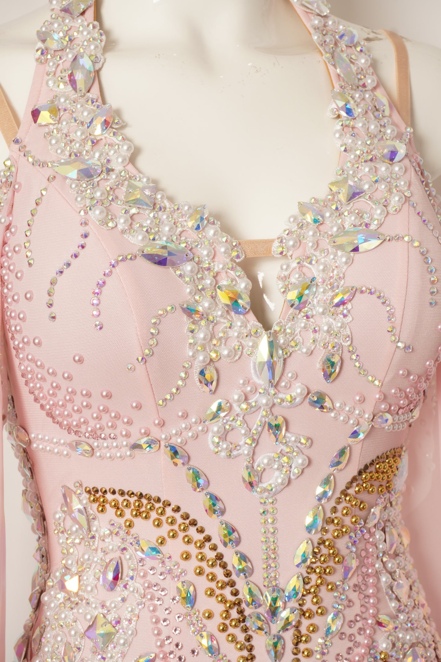 MF Design-B0461-Blushing Twirl Ballroom Gown