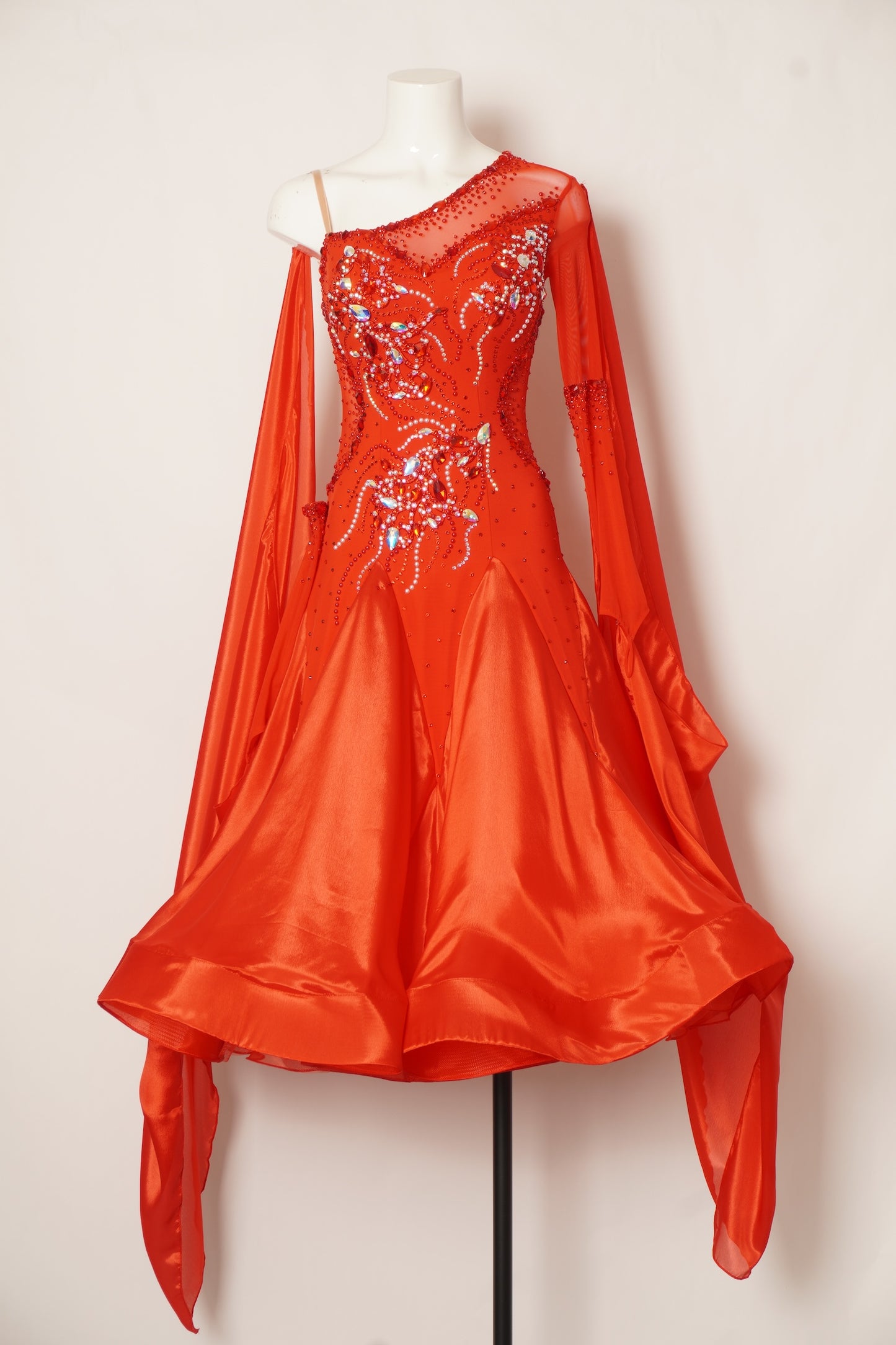 MF Design-B0468-Crimson Grace Ballroom Gown