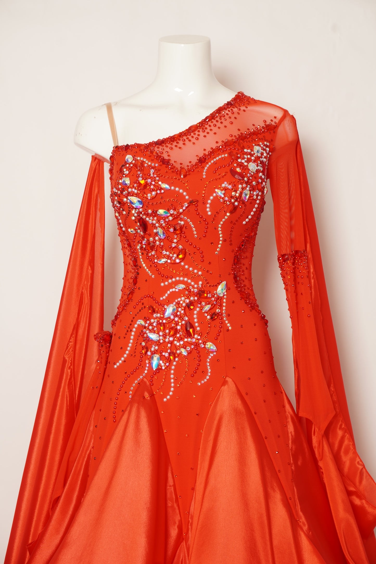 MF Design-B0468-Crimson Grace Ballroom Gown