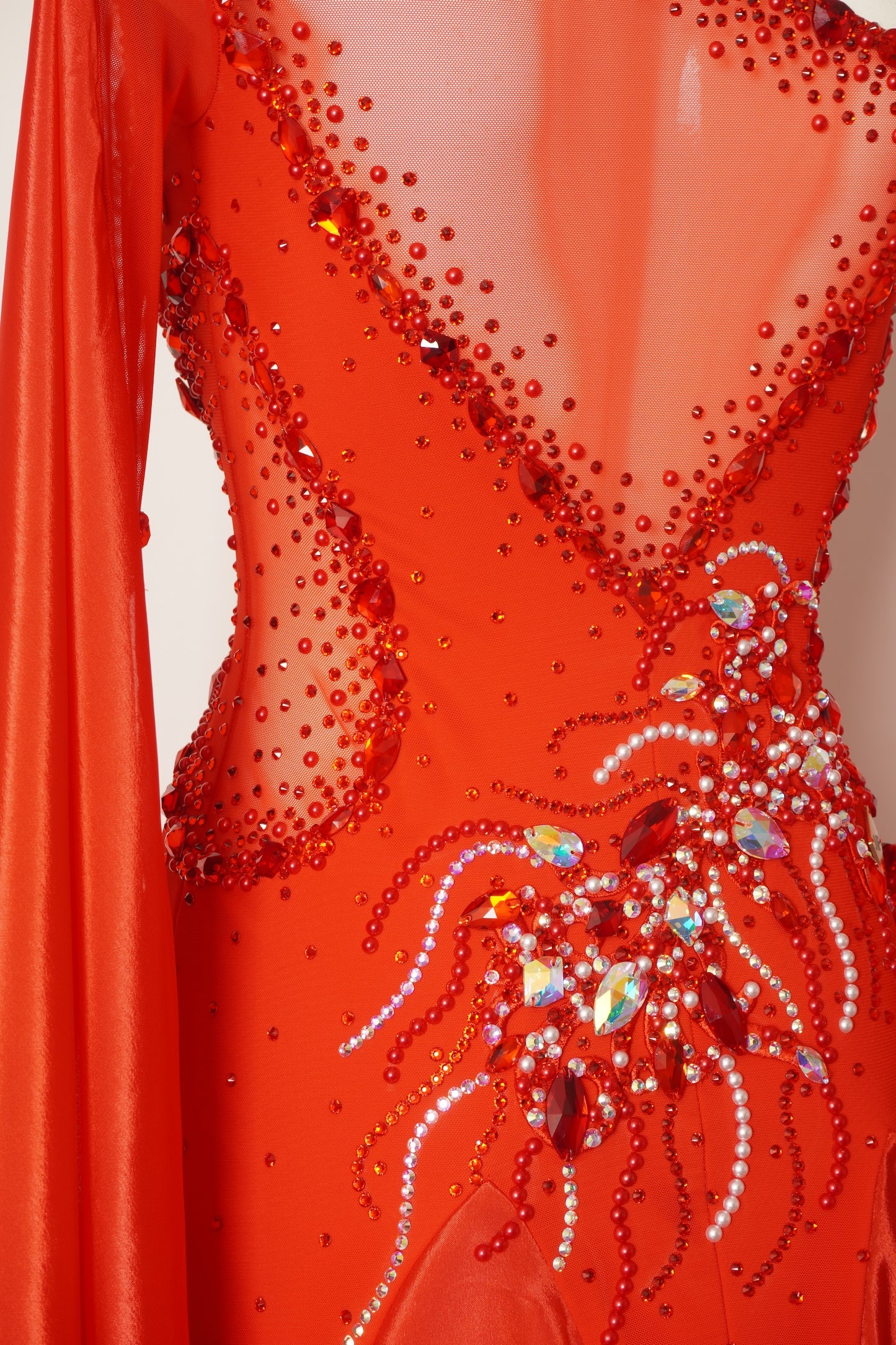 MF Design-B0468-Crimson Grace Ballroom Gown
