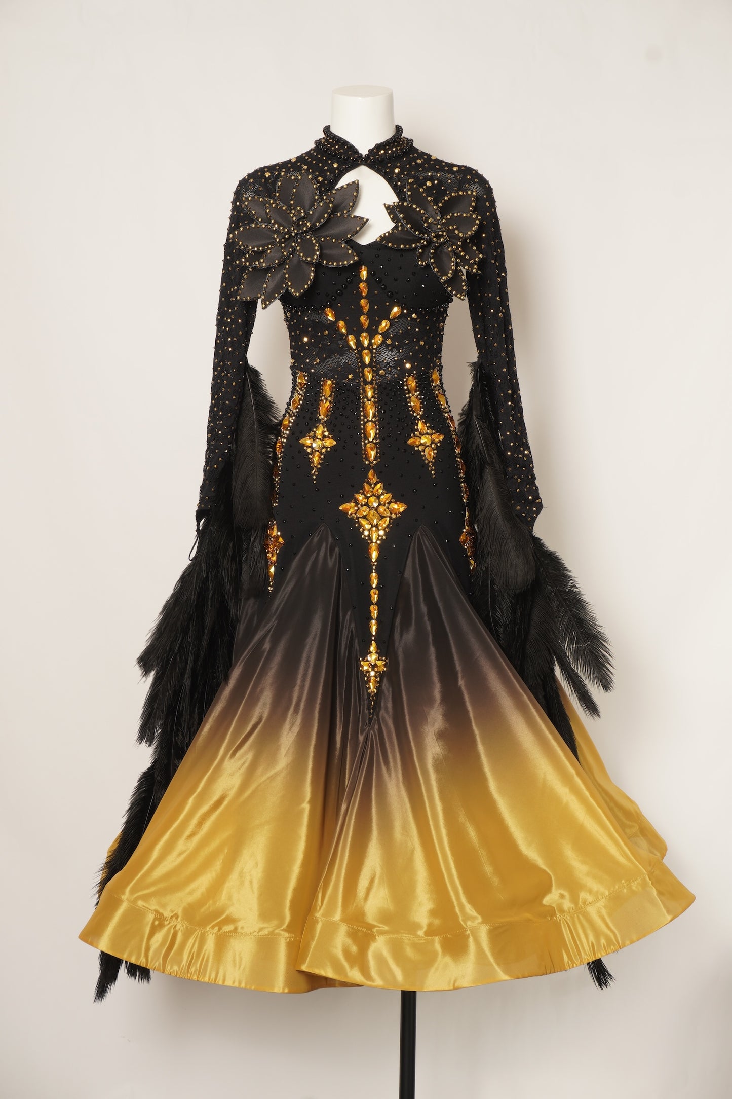 MF Design-B0469-Celestial Ember Ballroom Gown