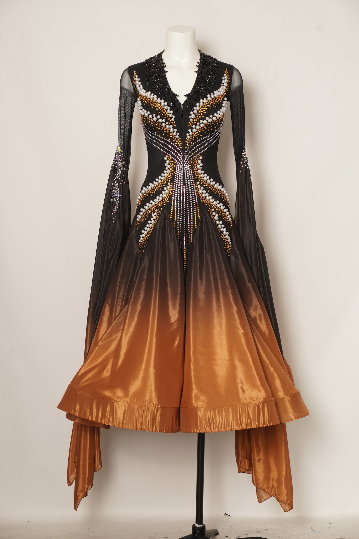 MF Design-B0476-Truffle Dream Ballroom Gown