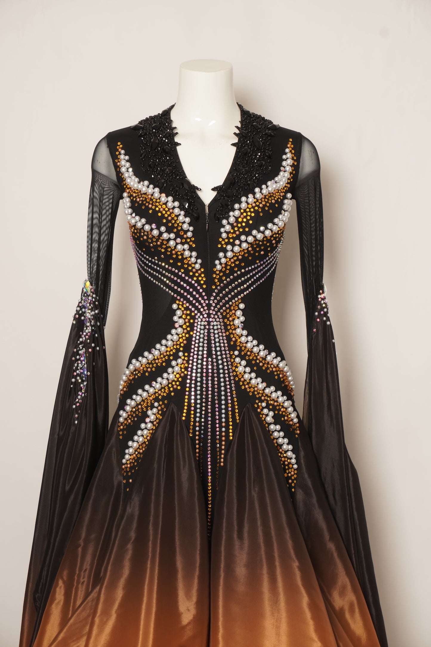 MF Design-B0476-Truffle Dream Ballroom Gown