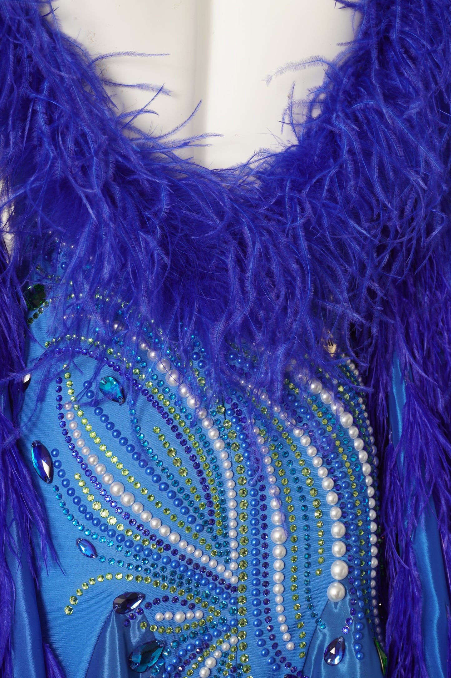 MF Design-B0487-Sapphire Aurora Ballroom Gown