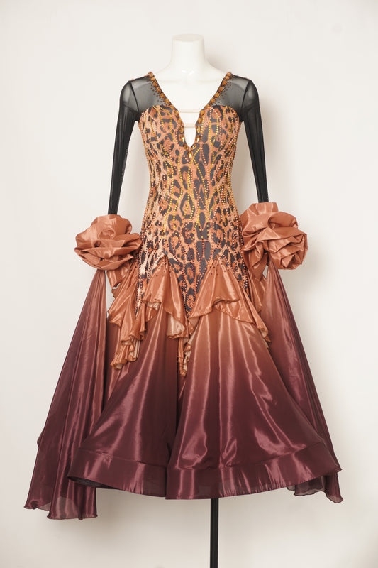 MF Design-B0481-Exotic Mirage Ballroom Gown