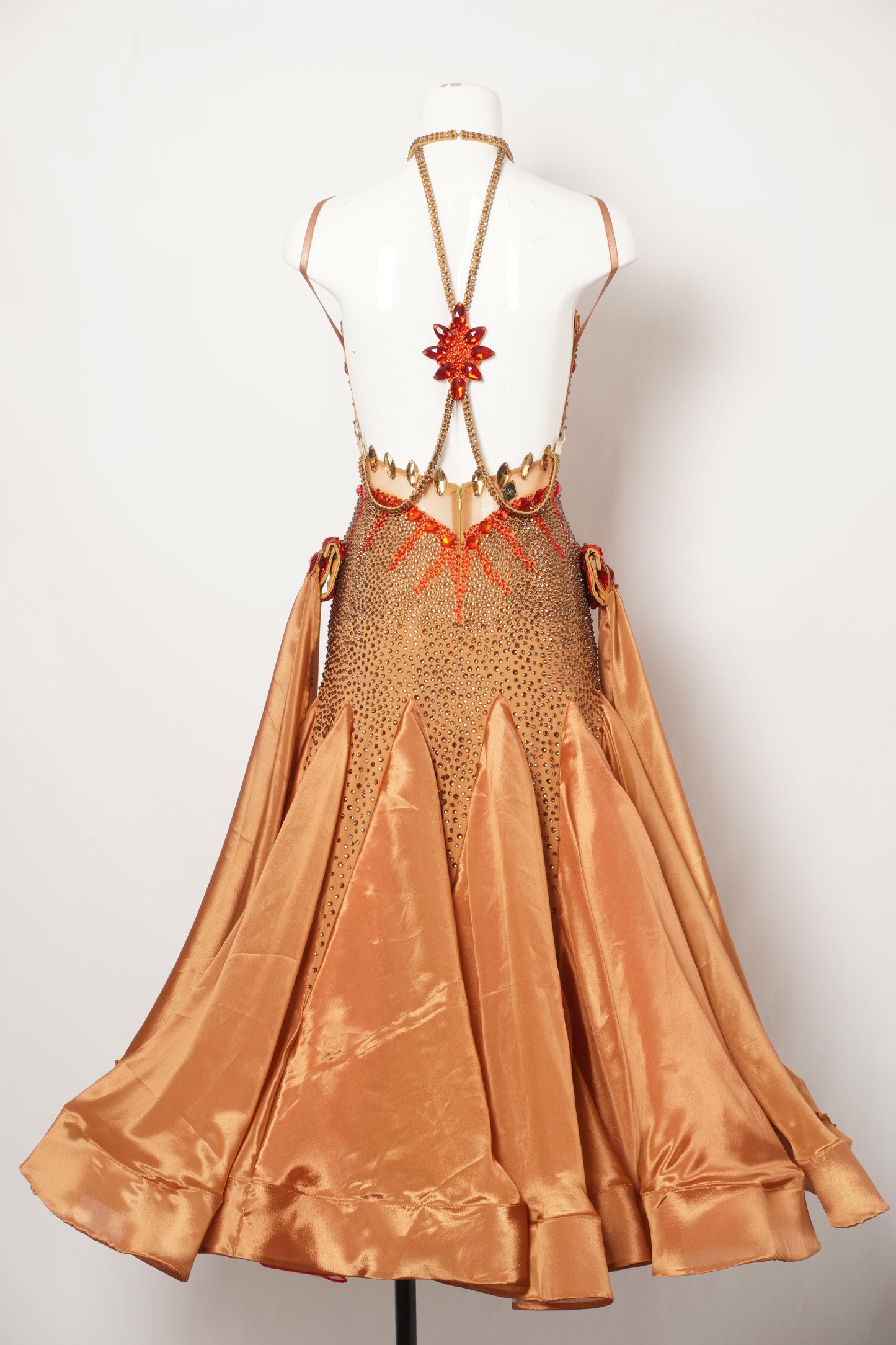 Ballroom Costume - Blazing Sands Ballroom Dress - MF257 - B