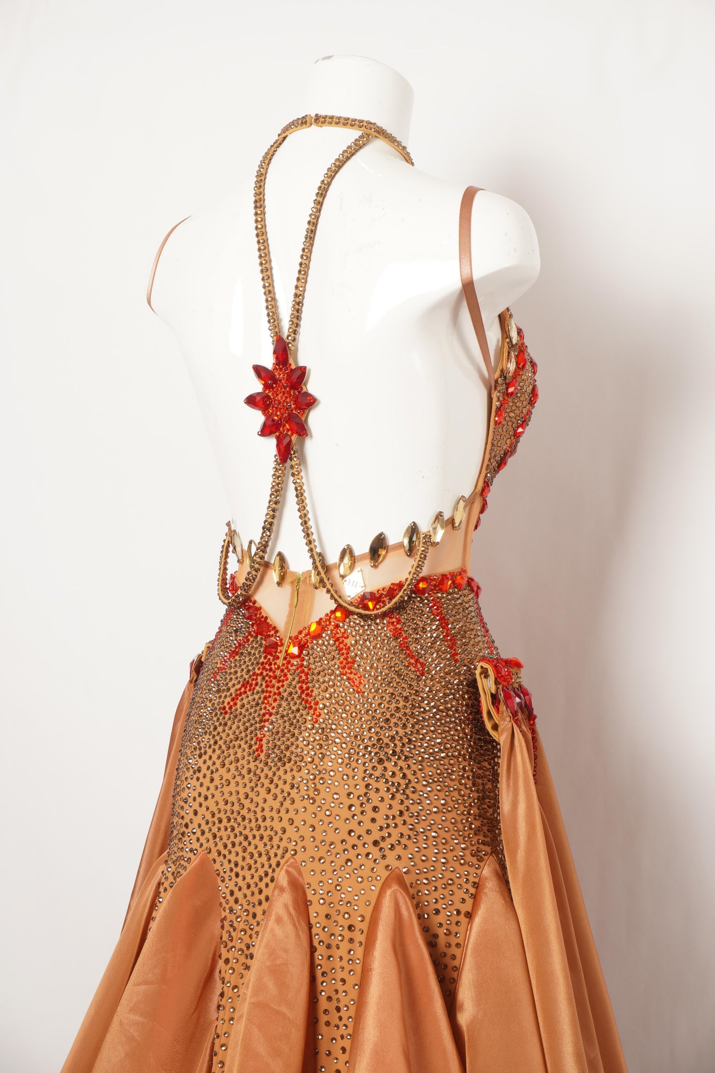 Ballroom Costume - Blazing Sands Ballroom Dress - MF257 - B