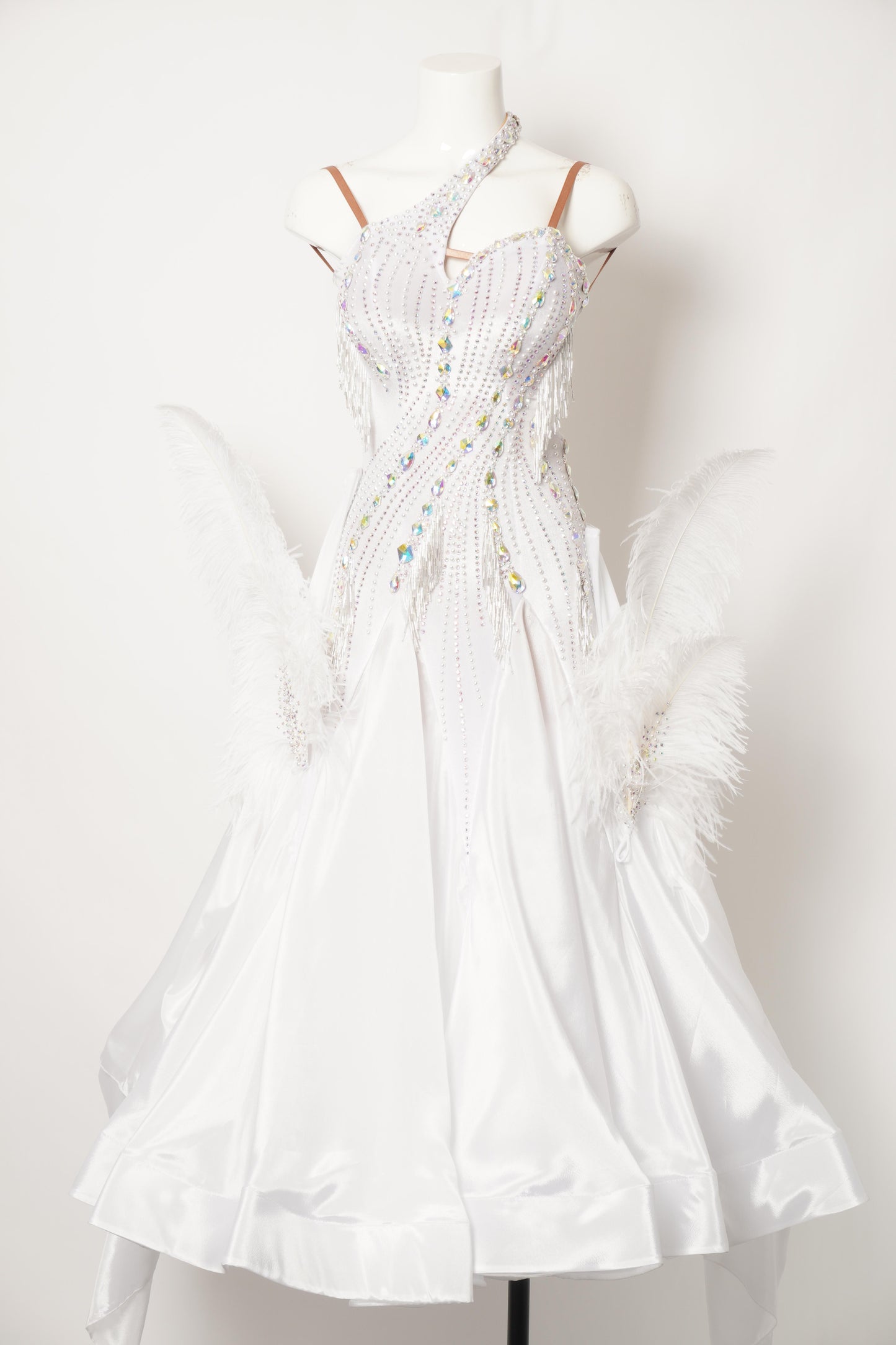 Ballroom Costume - Celestial Feather Ballroom Gown - MF258 - B