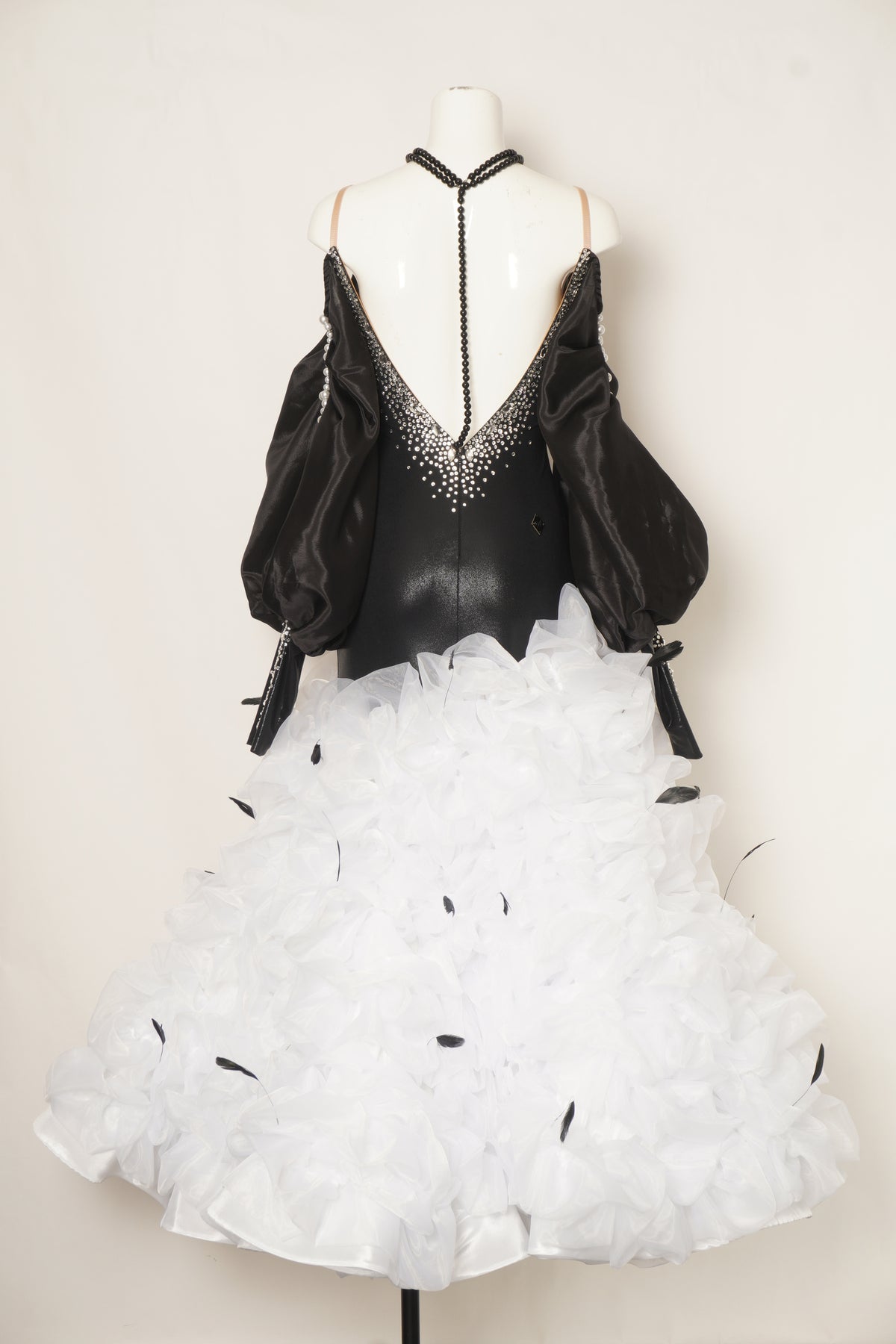 Ebony Puff Ballroom Gown - MF Design B0497