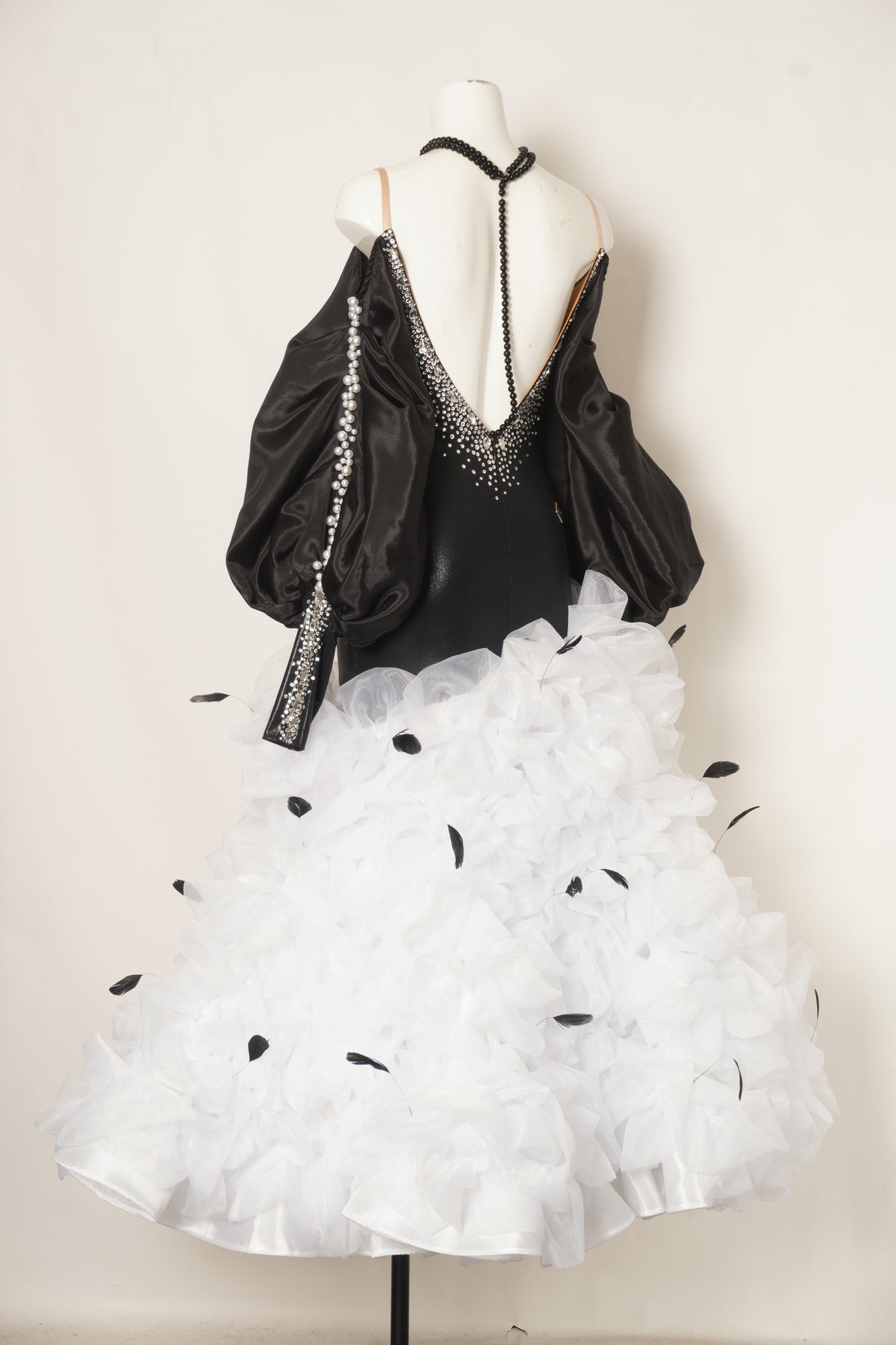 Ebony Puff Ballroom Gown - MF Design B0497