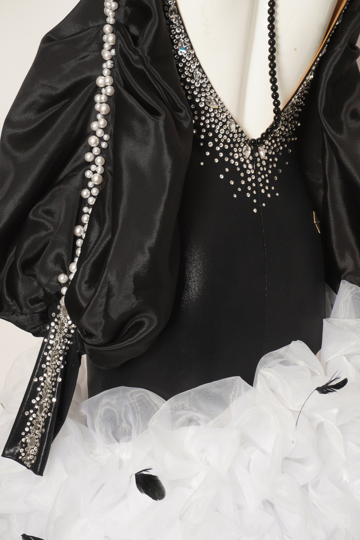 Ebony Puff Ballroom Gown - MF Design B0497
