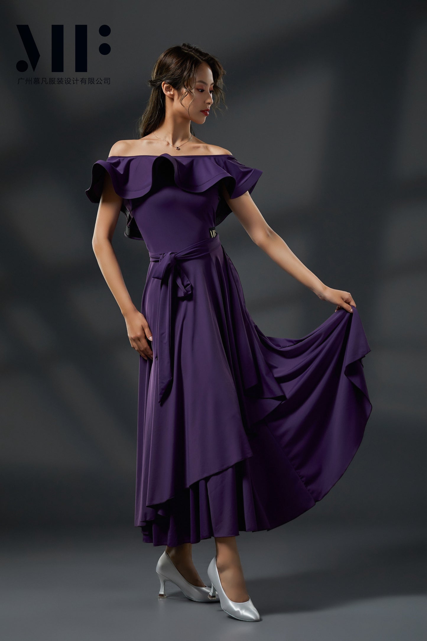 Mufan - Practice Ballroom Dress - Customized colors -  M280