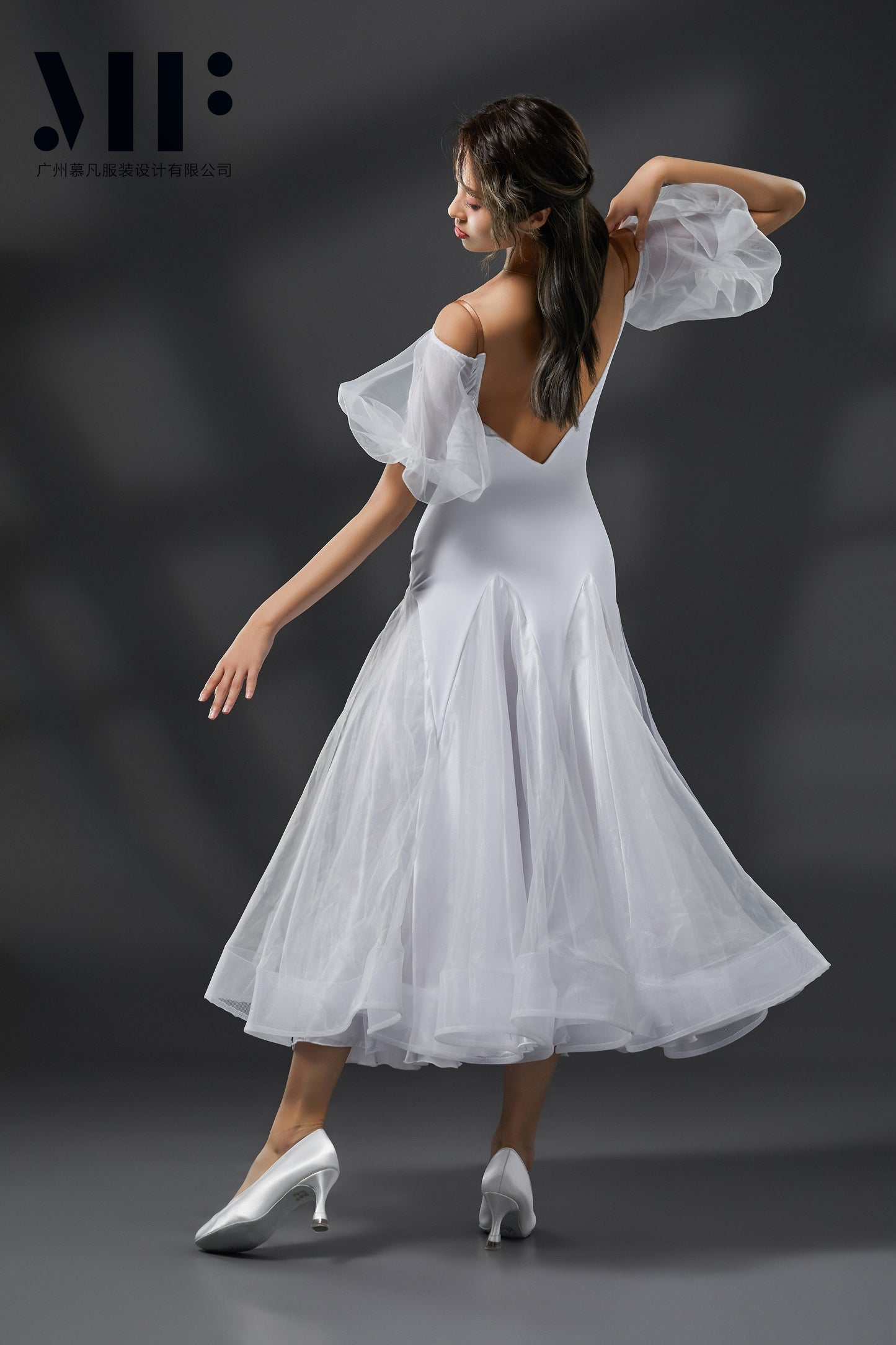 Mufan - Practice Ballroom Dress - Customized colors -  M293