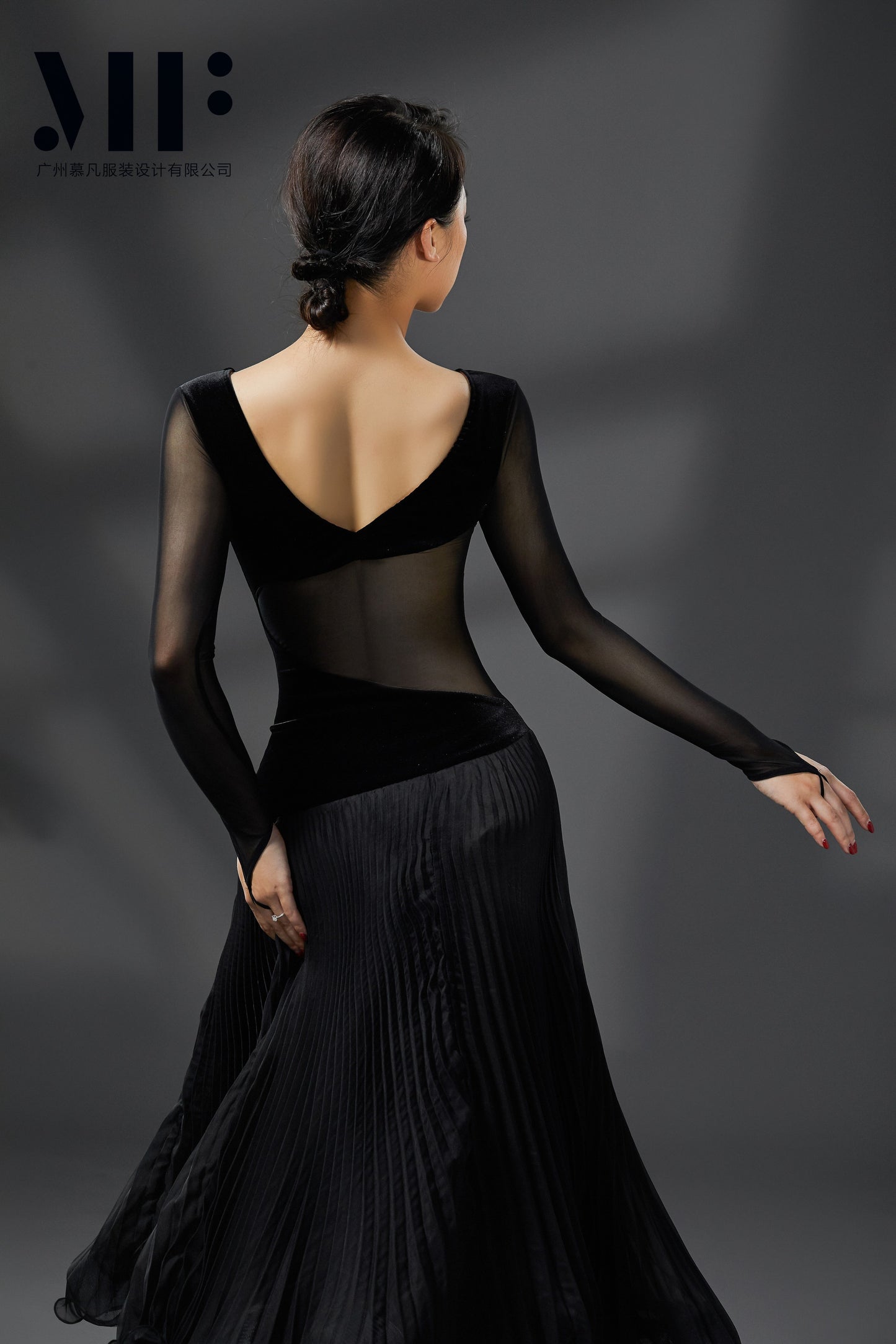 Mufan - Practice Ballroom Dress - Customized colors -  M294