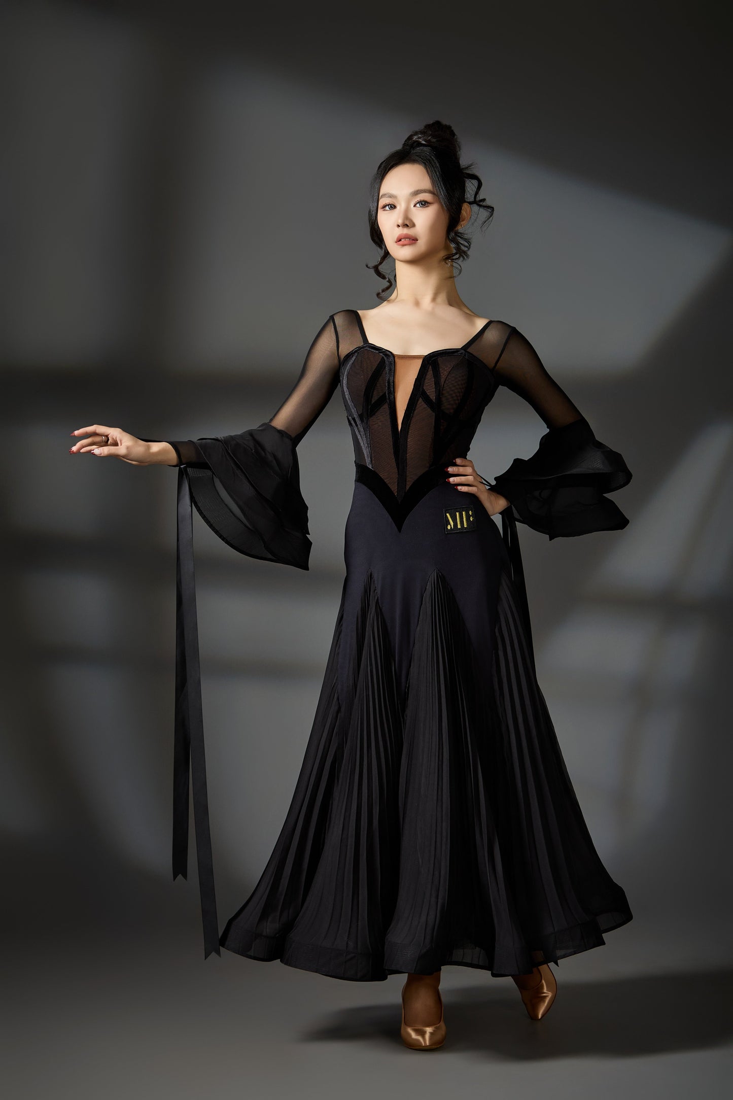 Mufan - Practice Ballroom Dress - Customized colors -  M362