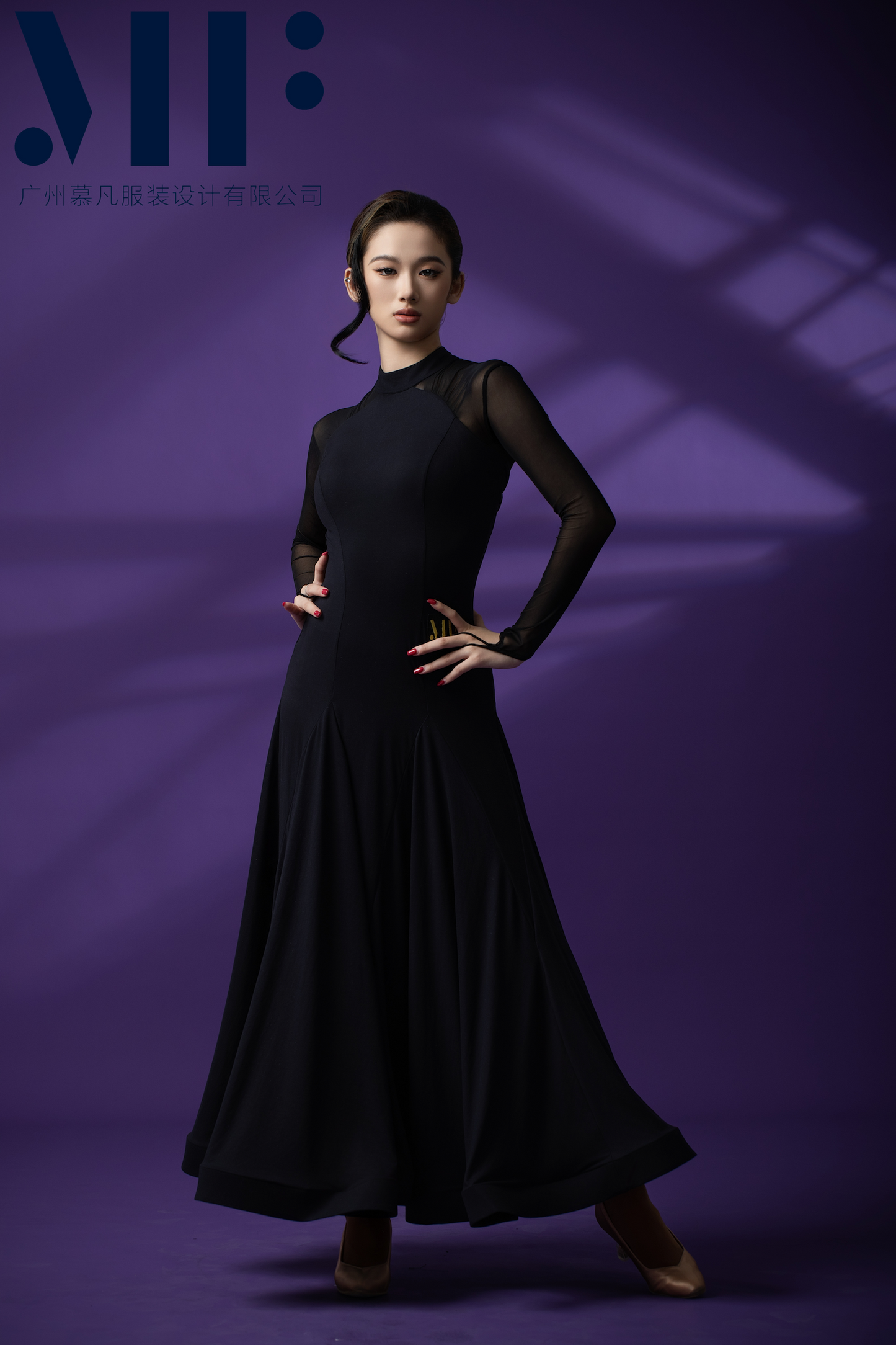 Mufan - Practice Ballroom Dress - Customized colors -  M390