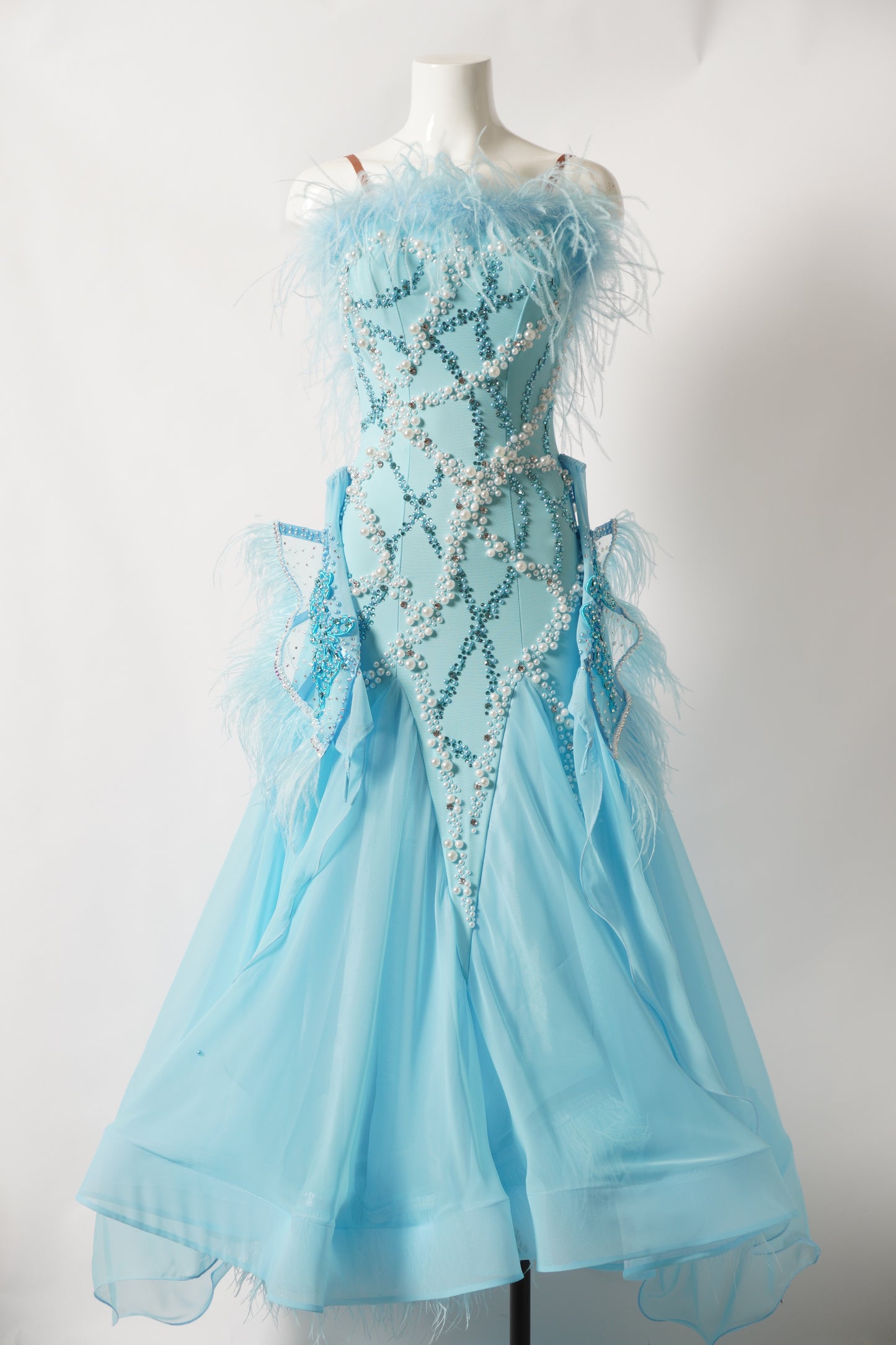 Ballroom Costume - Bubbling Dream Ballroom Gown - MF130-B