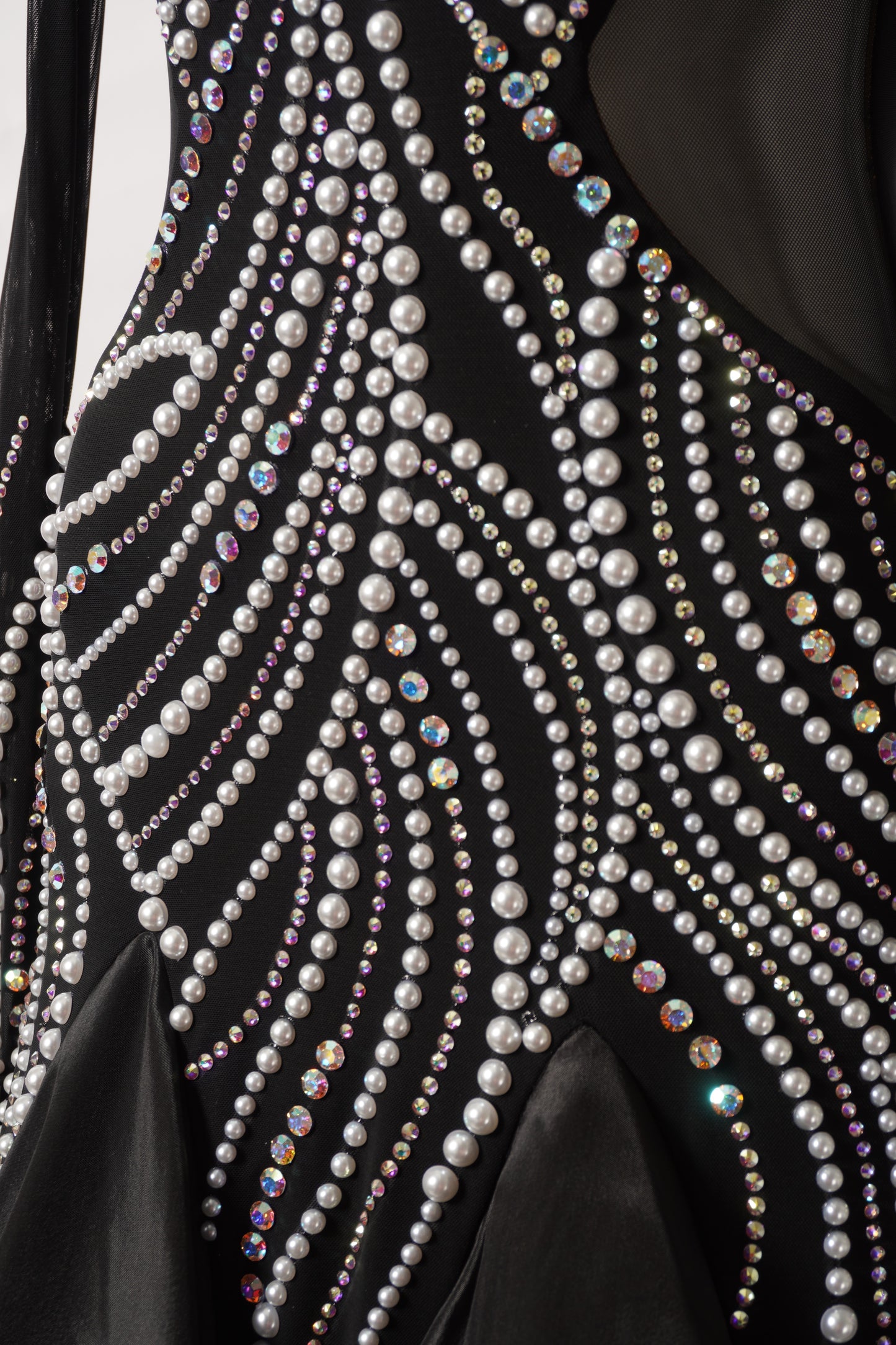 Ballroom Costume - Dark Pearl Ballroom Costume - MF207-B