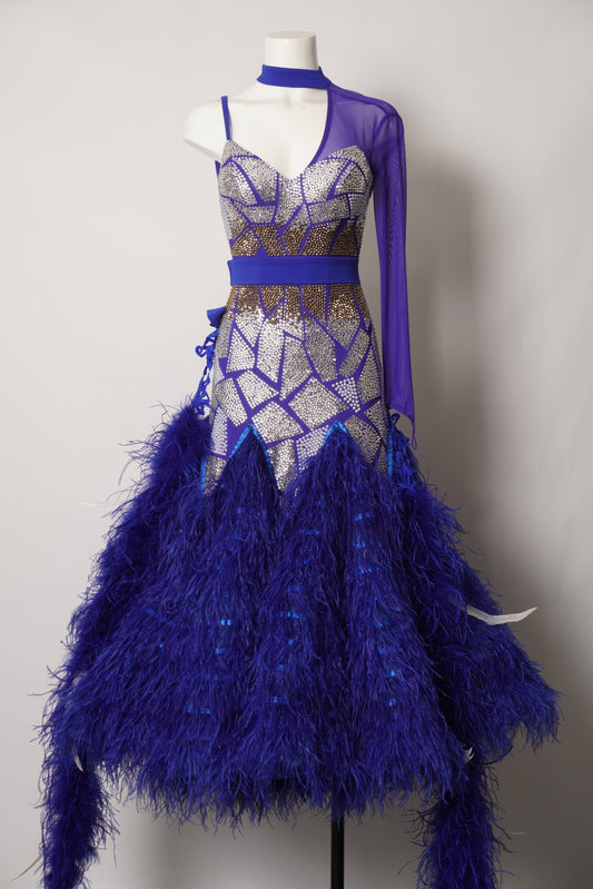 Ballroom Costume - Shattered Crystal Ballroom Gown - MF242-B