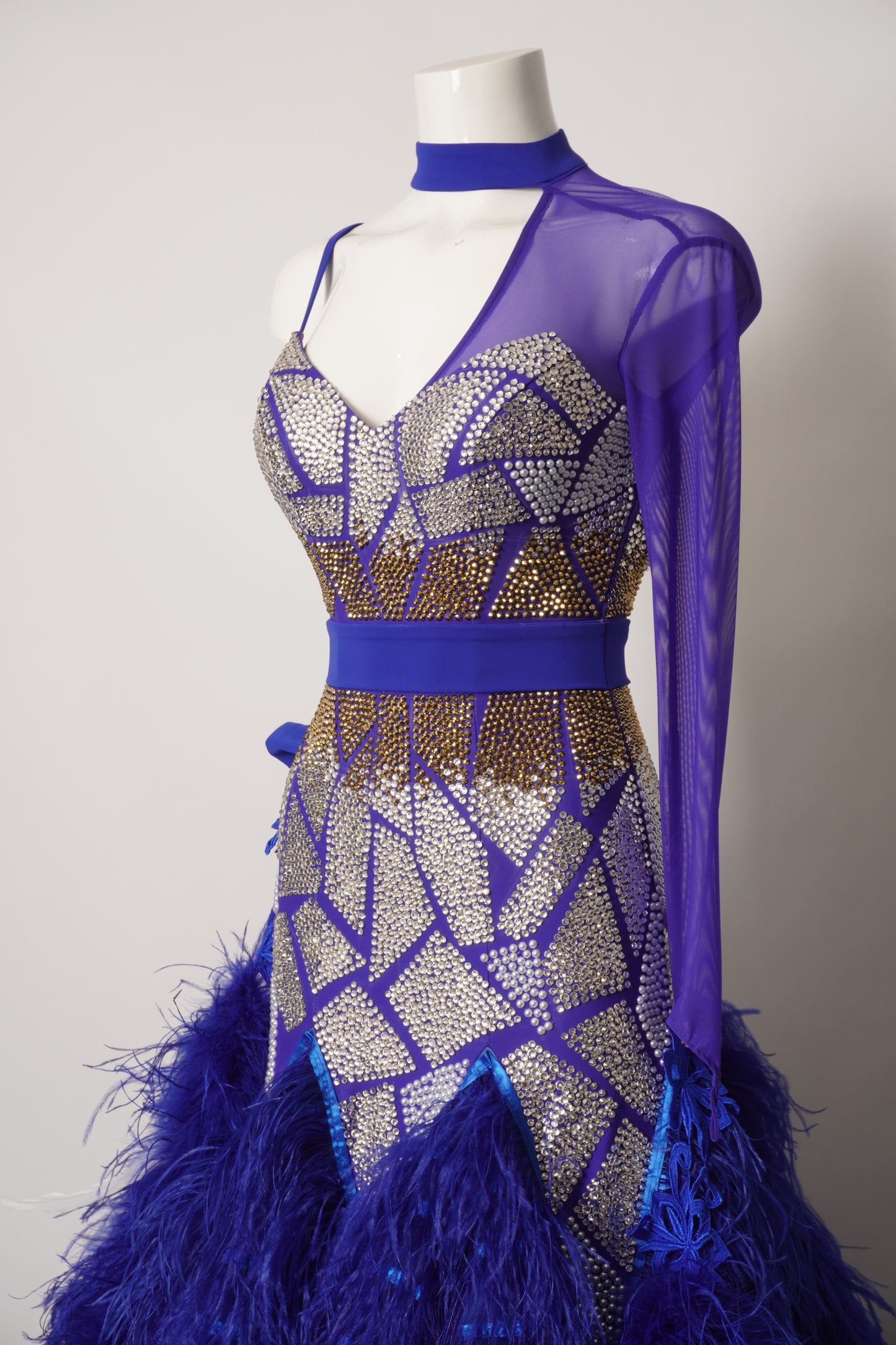 Ballroom Costume - Shattered Crystal Ballroom Gown - MF242-B