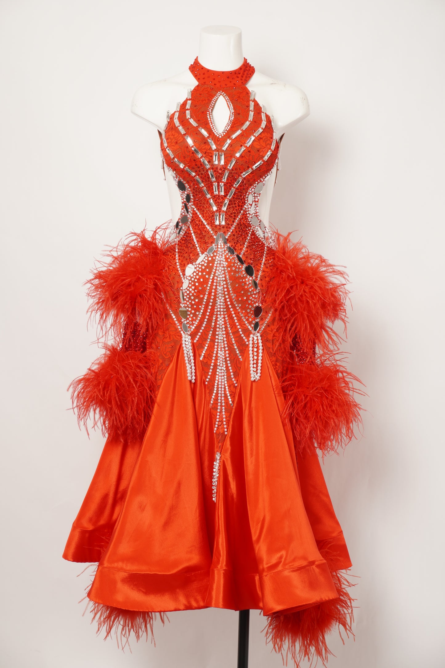 MF Design-B0312-Frosted Pearl Ballroom Gown