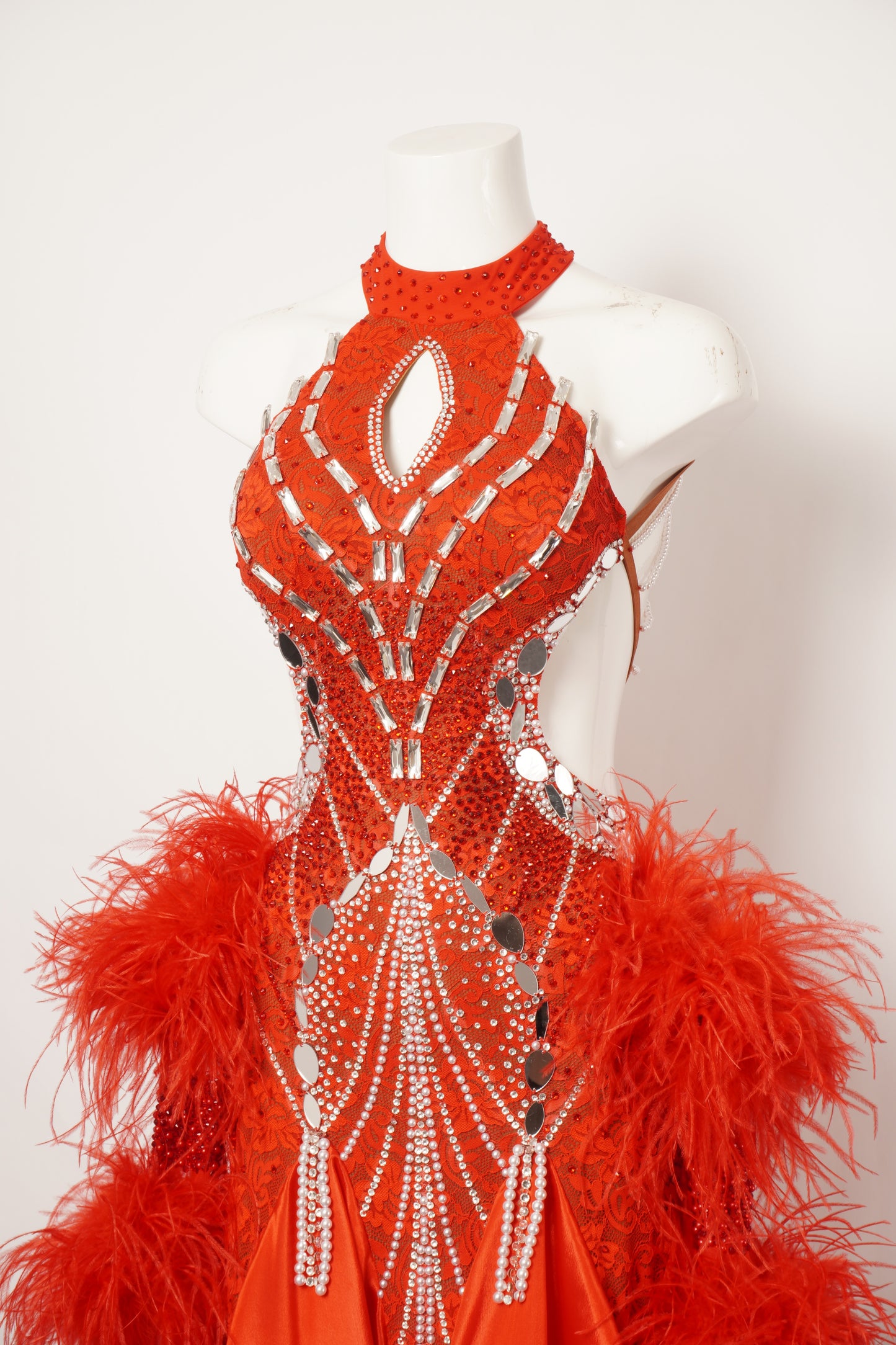 MF Design-B0312-Frosted Pearl Ballroom Gown