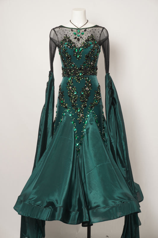 Ballroom Costume - Haunted Forest Ballroom Gown - MF318-B